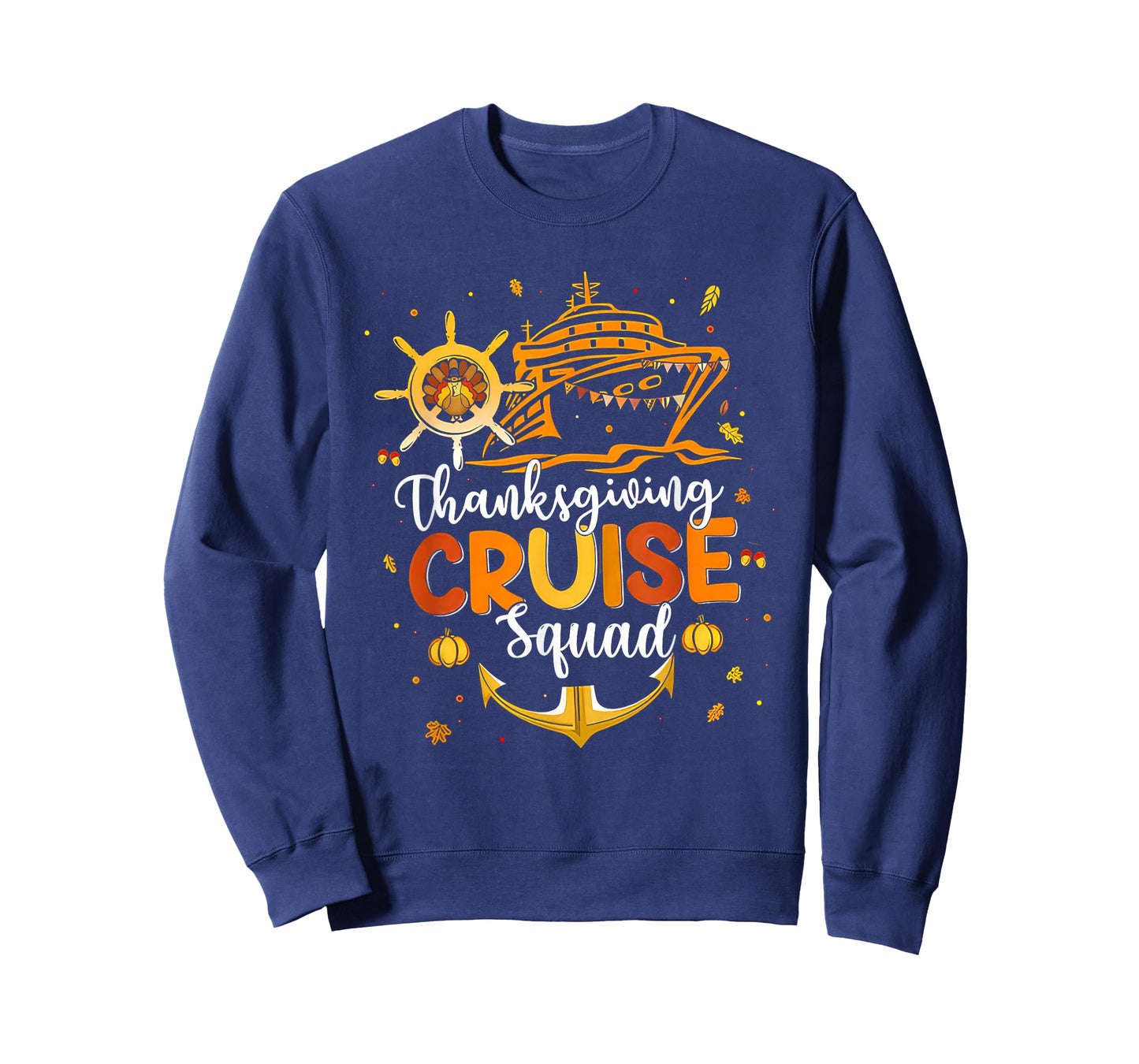 Cute Thanksgiving Cruise Squad Matching Family Vacation Trip T-Shirt