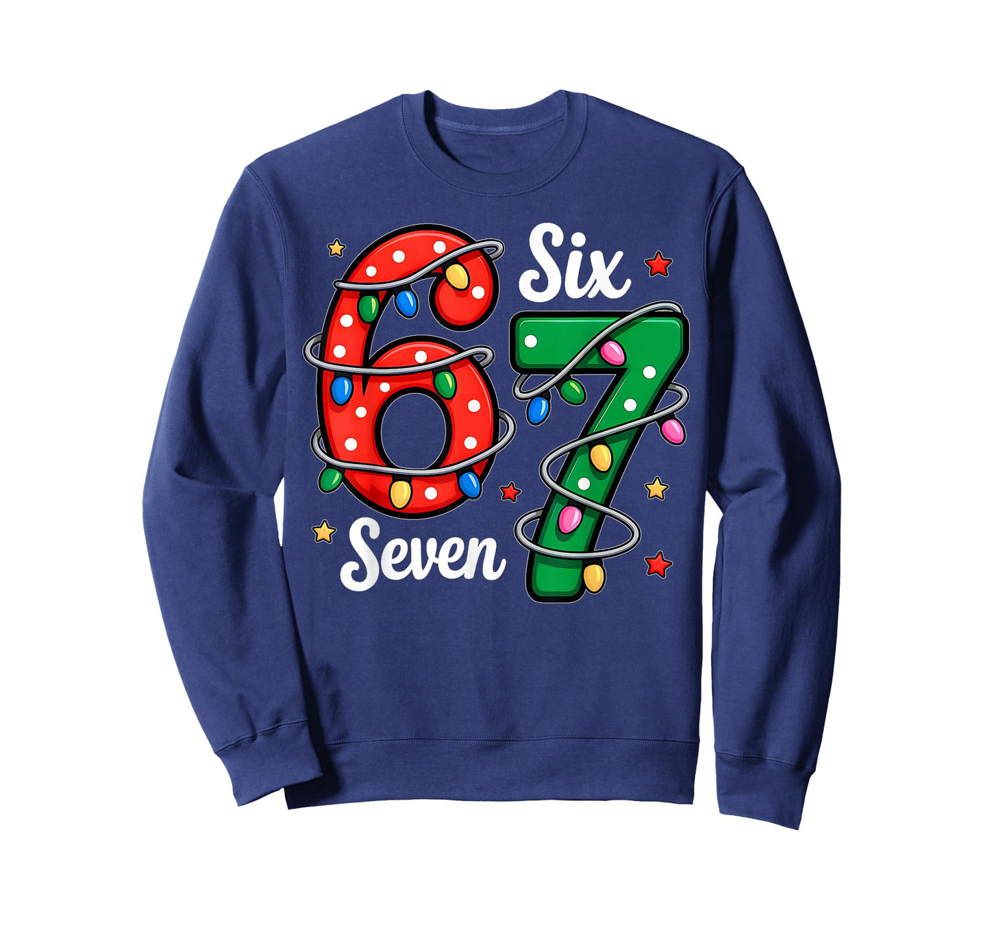 67 Meme Six Seven Funny Christmas Pajamas Boys Girls Kids T-Shirt
