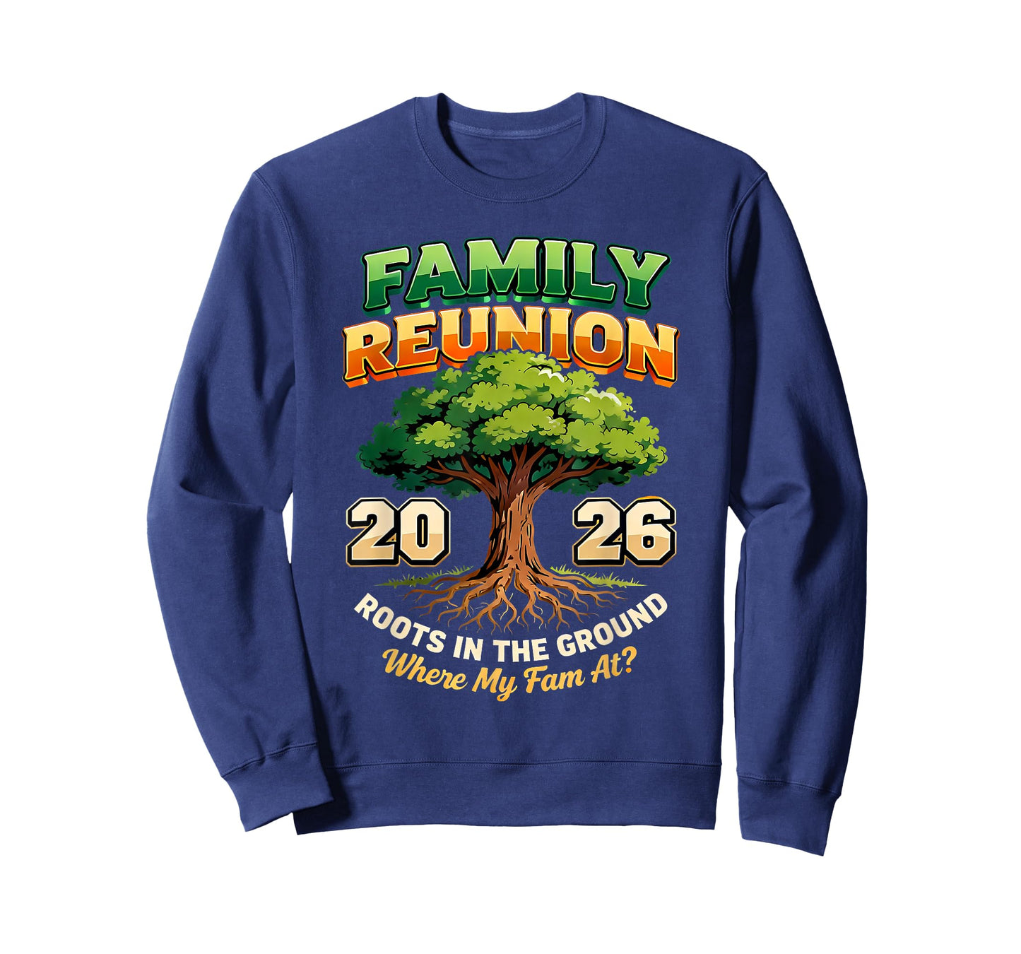 2026 Family Reunion Tree Roots in The Ground Art T-Shirt