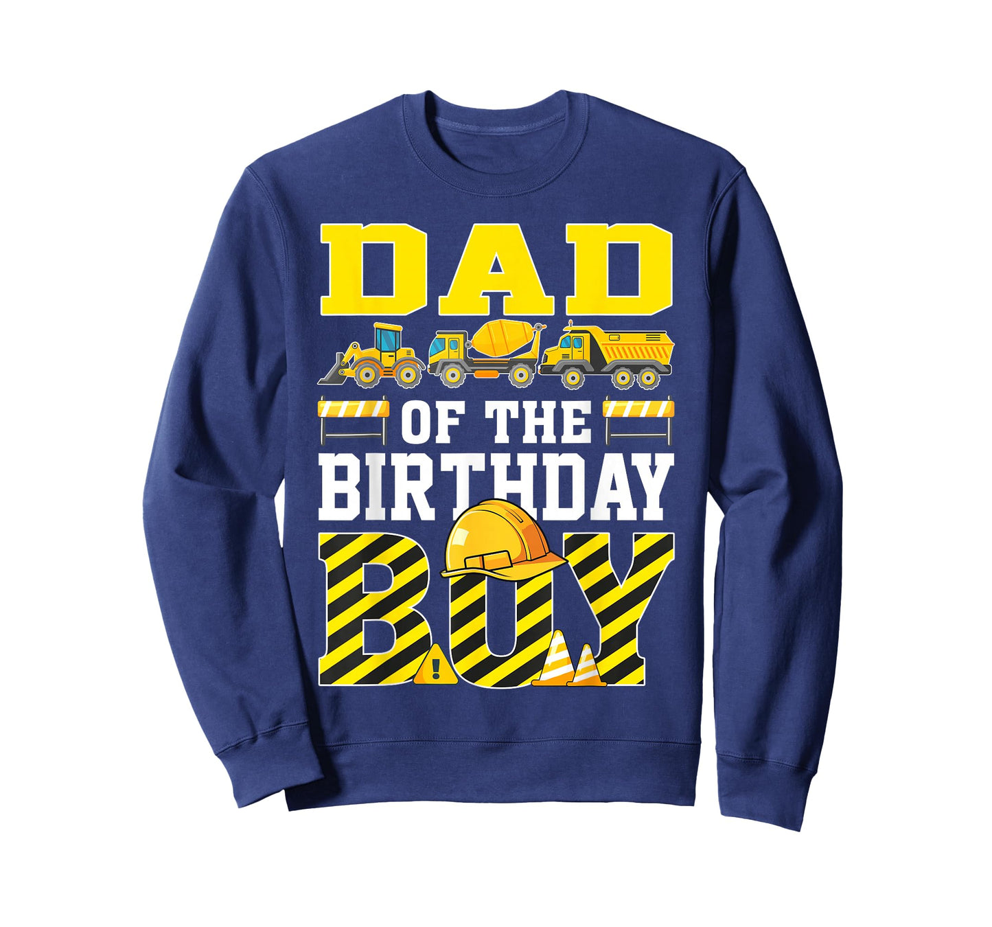 Dad of The Birthday Boy Construction Truck T-Shirt