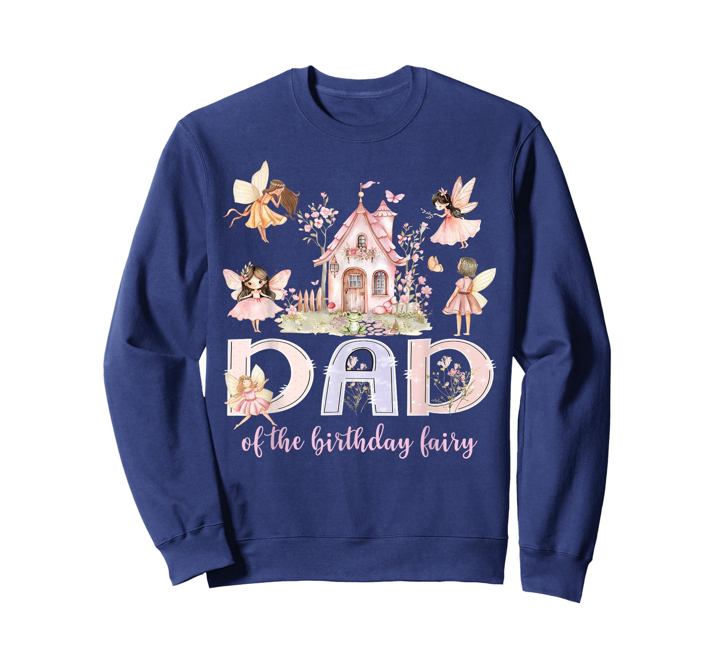 Dad of The Birthday Fairy Girl Magical Family Matching T-Shirt