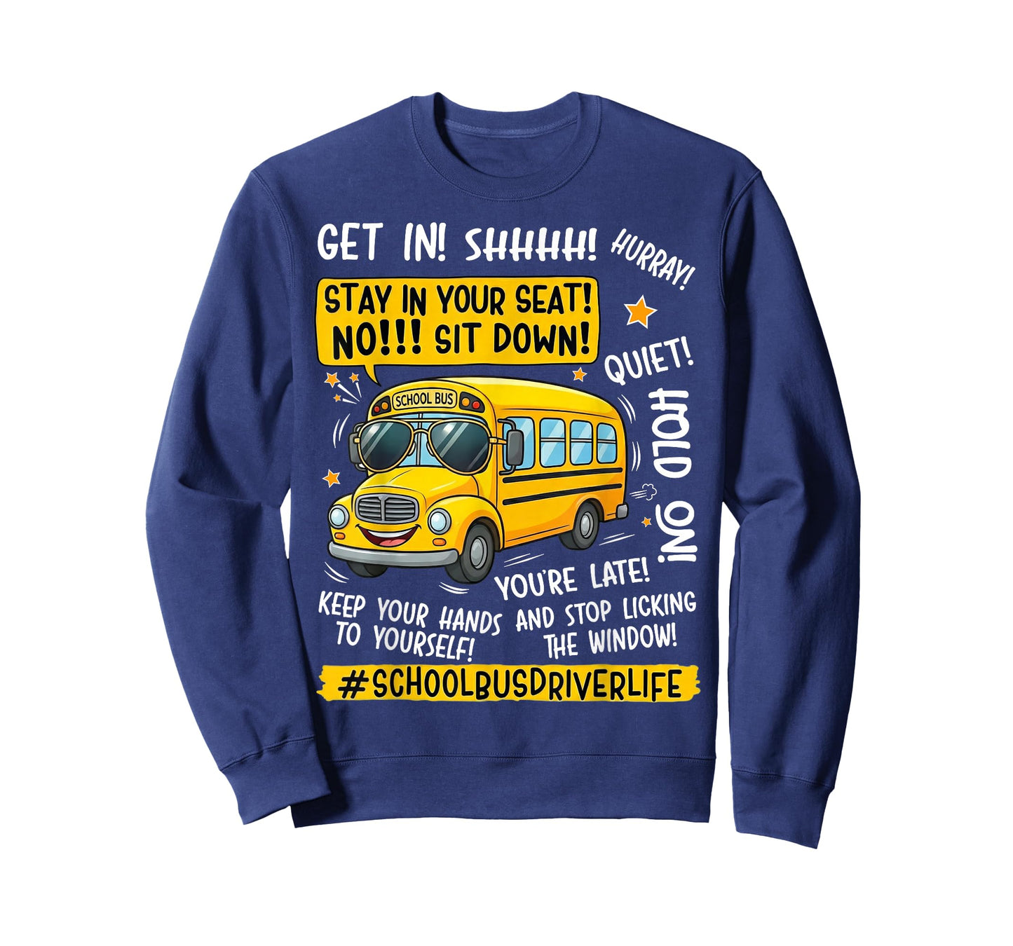 Funny School Bus Driver Life Last Day of School Teacher Kids T-Shirt