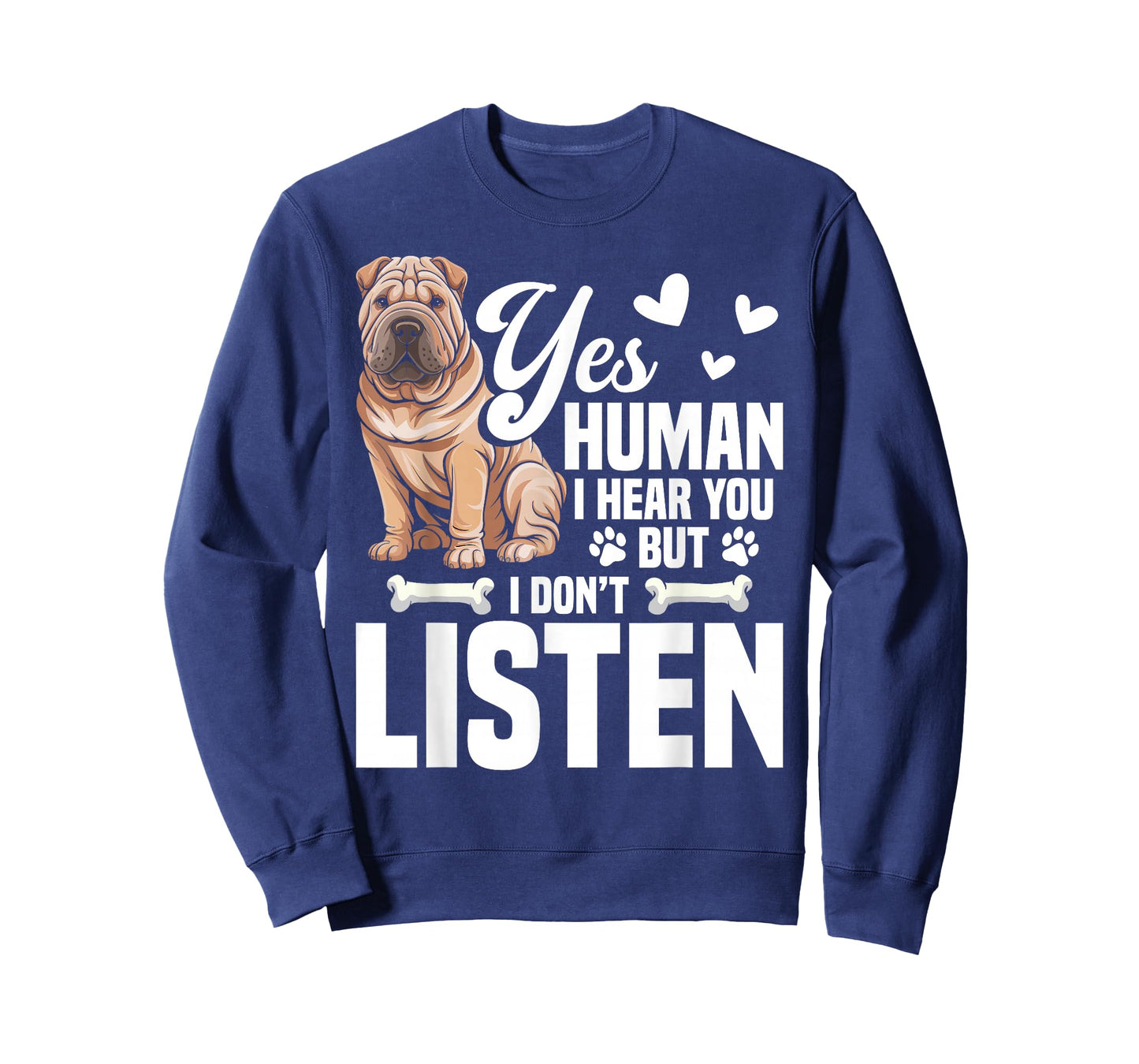Chinese Shar Pei Lover Dog Owner Yes Human Chinese Shar Pei T-Shirt