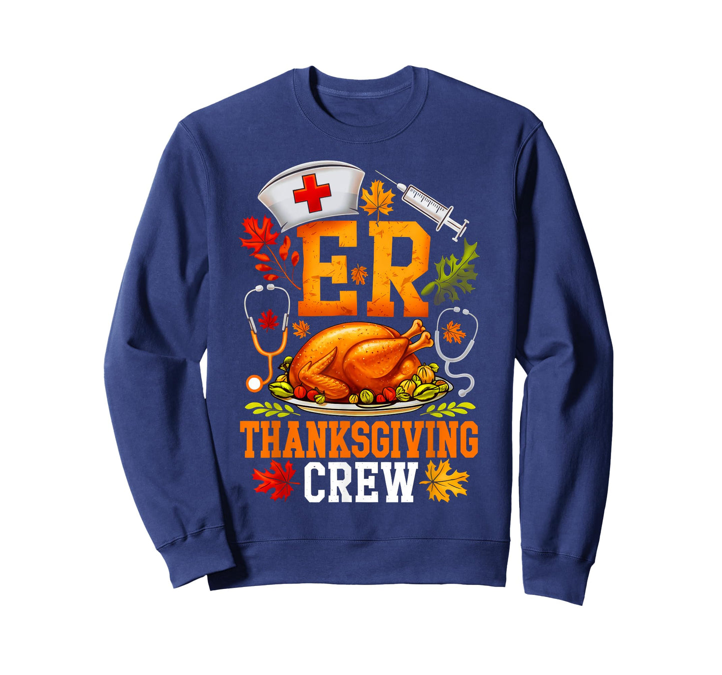 ER Thanksgiving Crew Nurse Emergency Room Registered Nursing T-Shirt