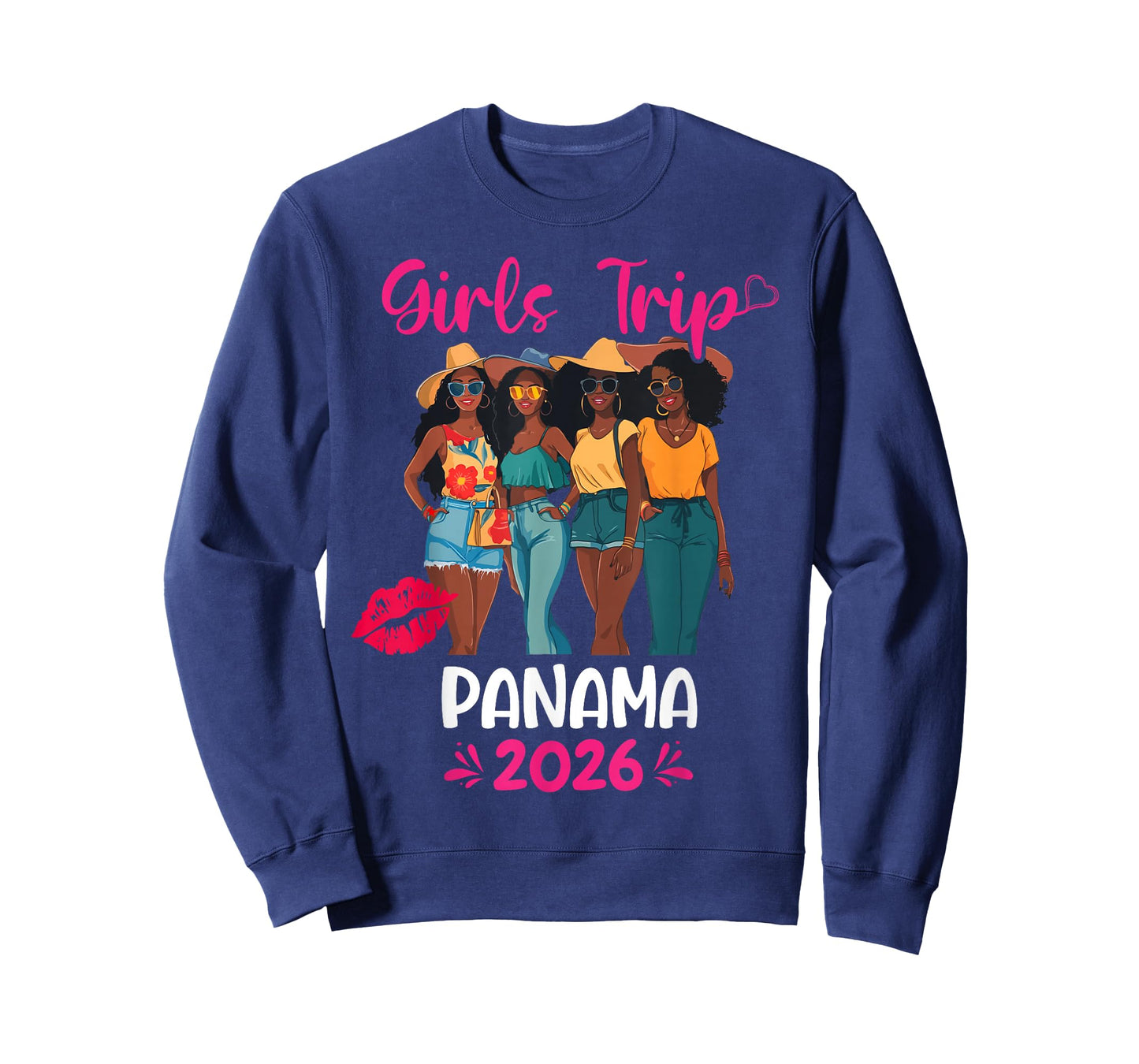 Black Girls Trip Panama 2026 Vacation Matching T-Shirt