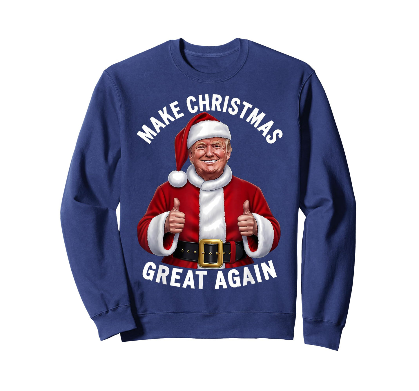 Make Christmas Great Again Xmas Funny Trump Pajamas Ugly T-Shirt