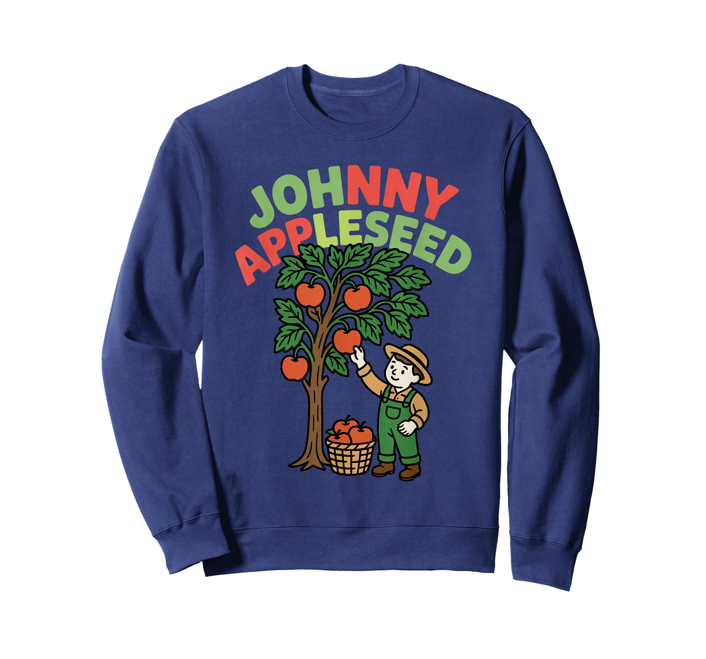 Johnny Appleseed Day Costume September 26th Retro Tree T-Shirt