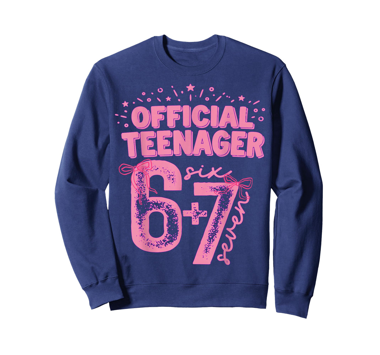 13th Birthday Girls Official Teenager Pink Coquette Bow 67 T-Shirt