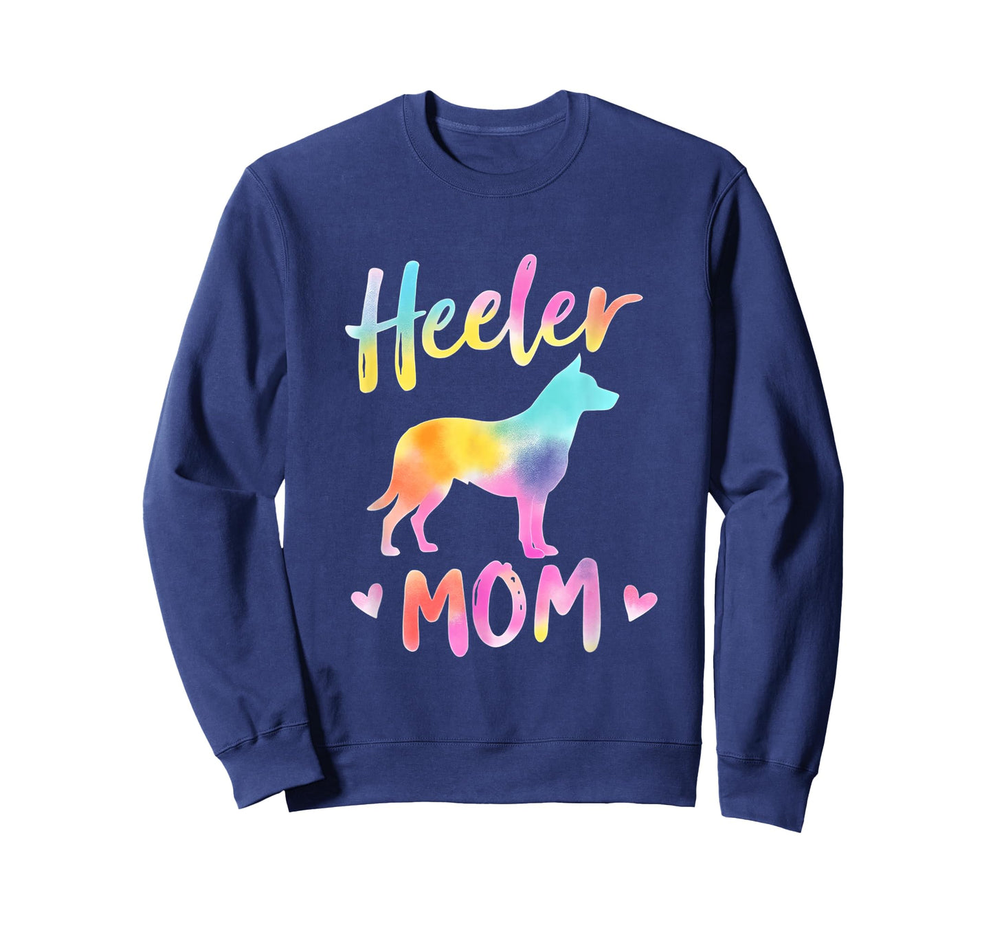 Blue Heeler Dog Mama Design Colorful Blue Heeler Mom T-Shirt