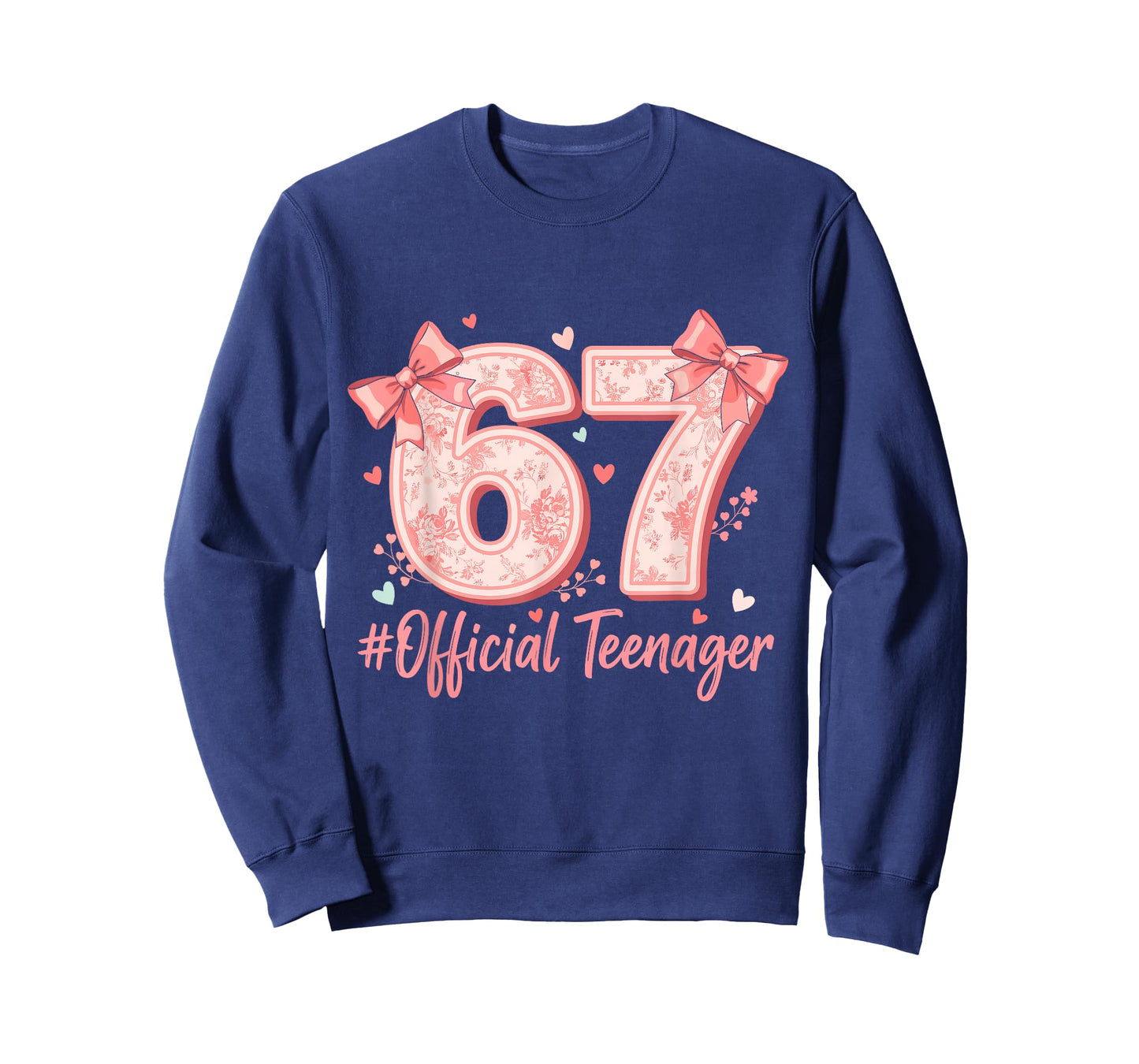 Official Teenager 13 Years 13th Birthday Girls Six Seven T-Shirt