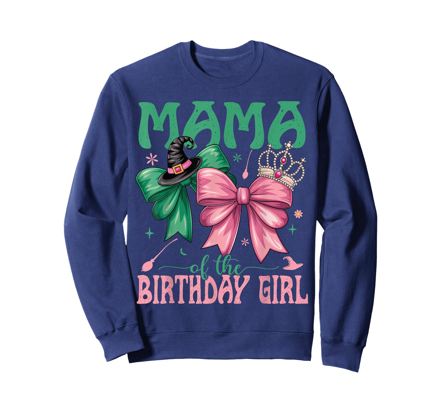 Mama of The Birthday Girl Matching Witch Family Bday Part T-Shirt