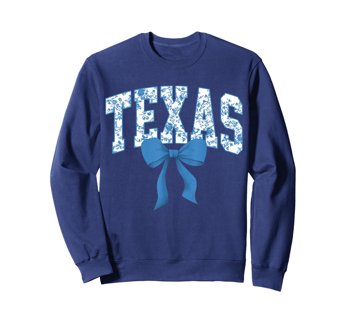 Texas Coquette Bow Floral State Pride Style Girls Women T-Shirt