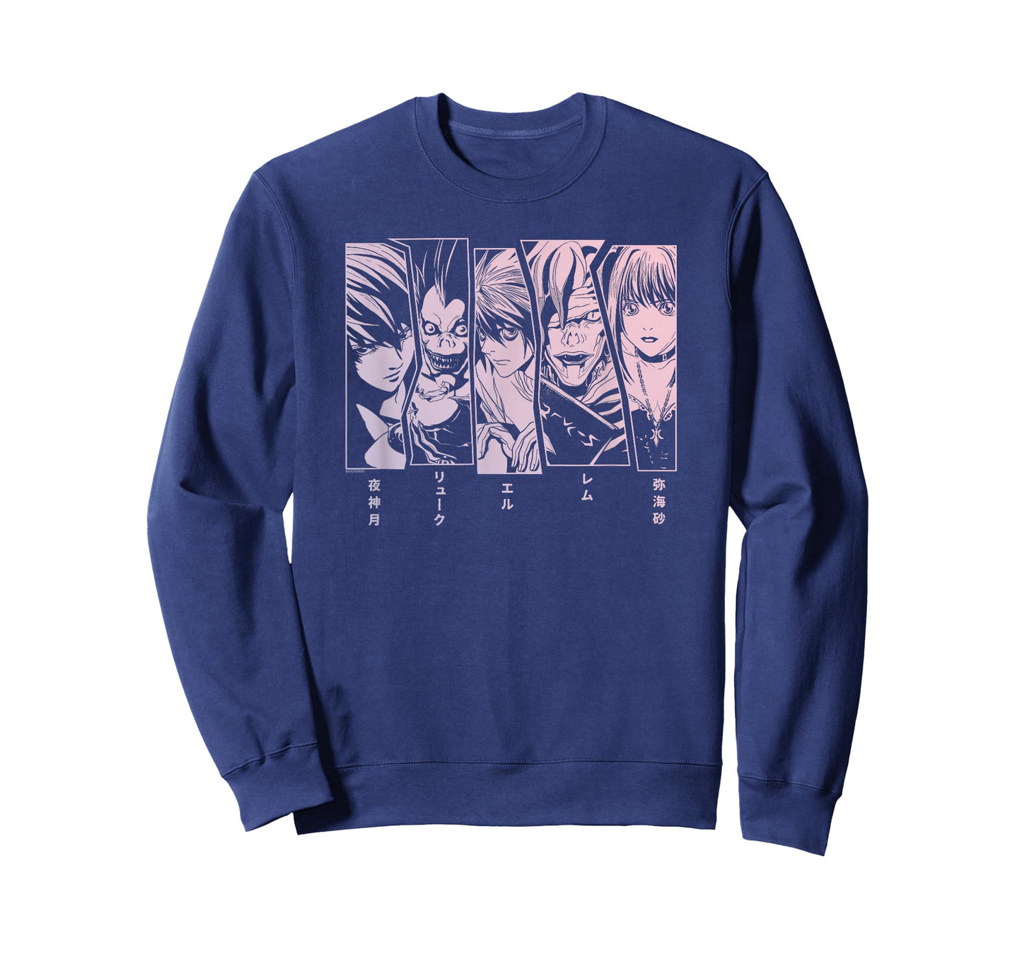Death Note 5 Panel Faces T-Shirt