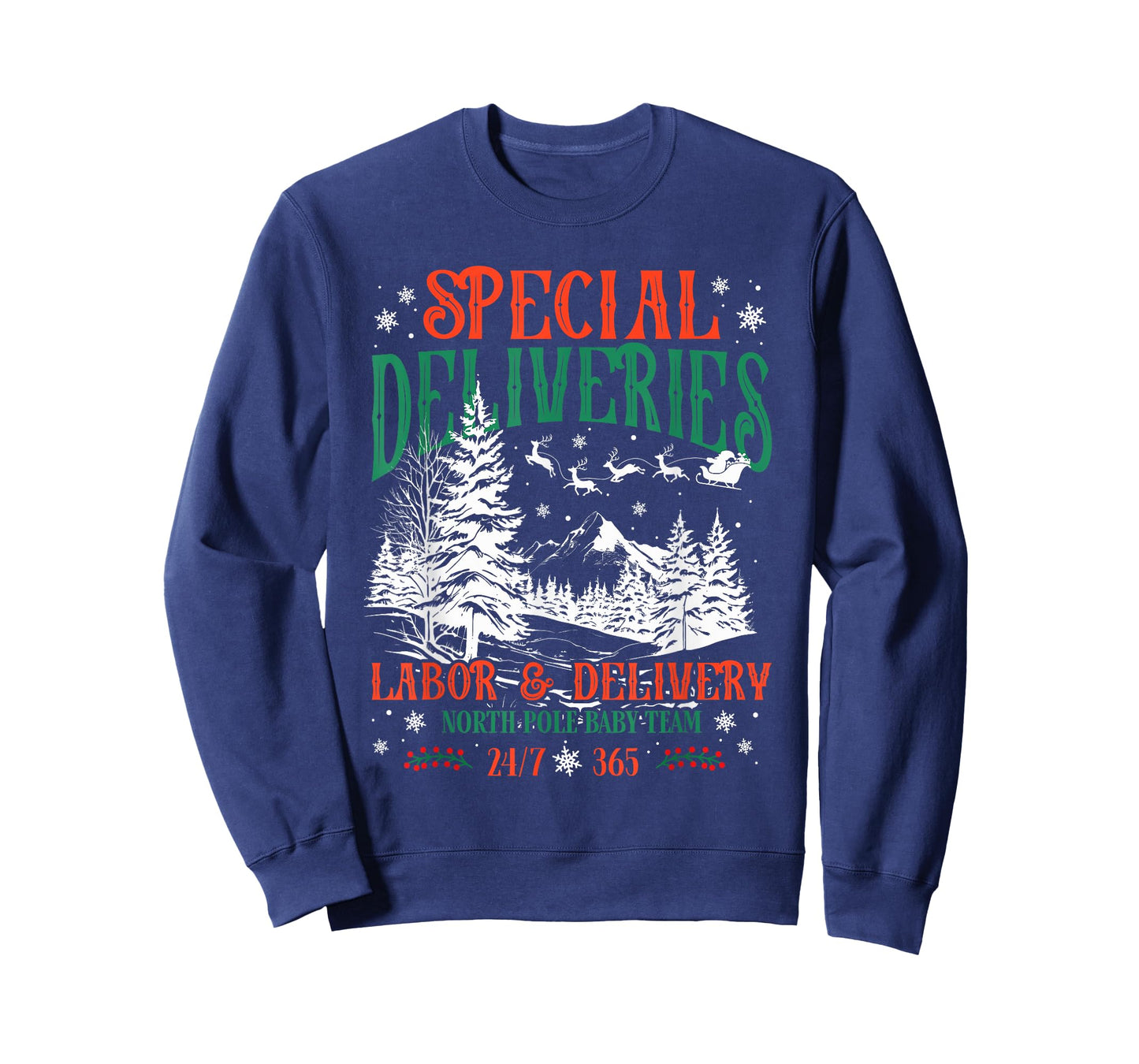 Special Deliveries Labor and Delivery Christmas for Nurses T-Shirt