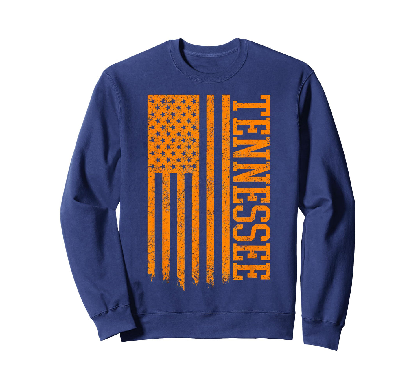 Classic TN Orange Print Retro Varsity Vintage Tennessee T-Shirt