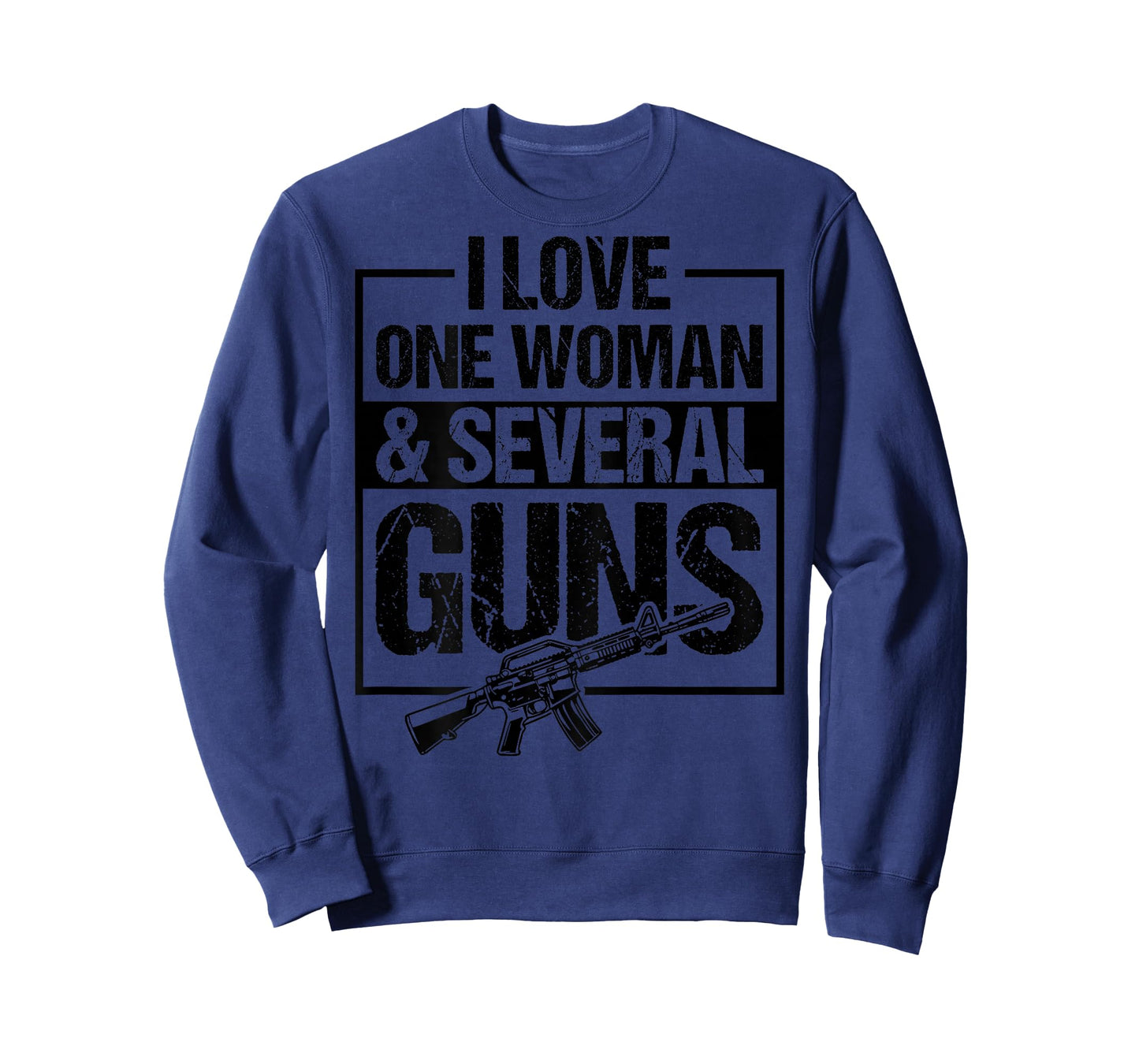 I Love One Woman and Several Guns Funny Gun Owner Husband T-Shirt