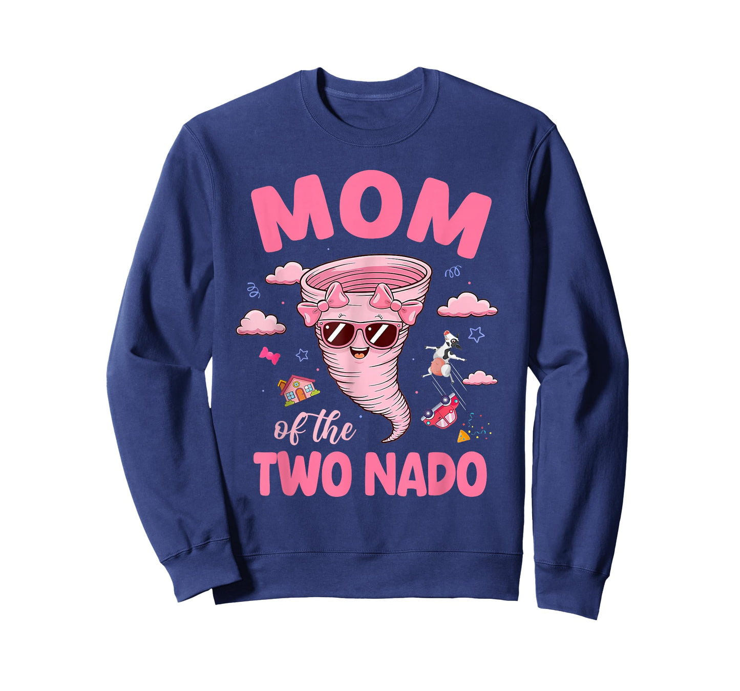 Mom of The Two-nado Tornado Theme 2nd Birthday Party T-Shirt