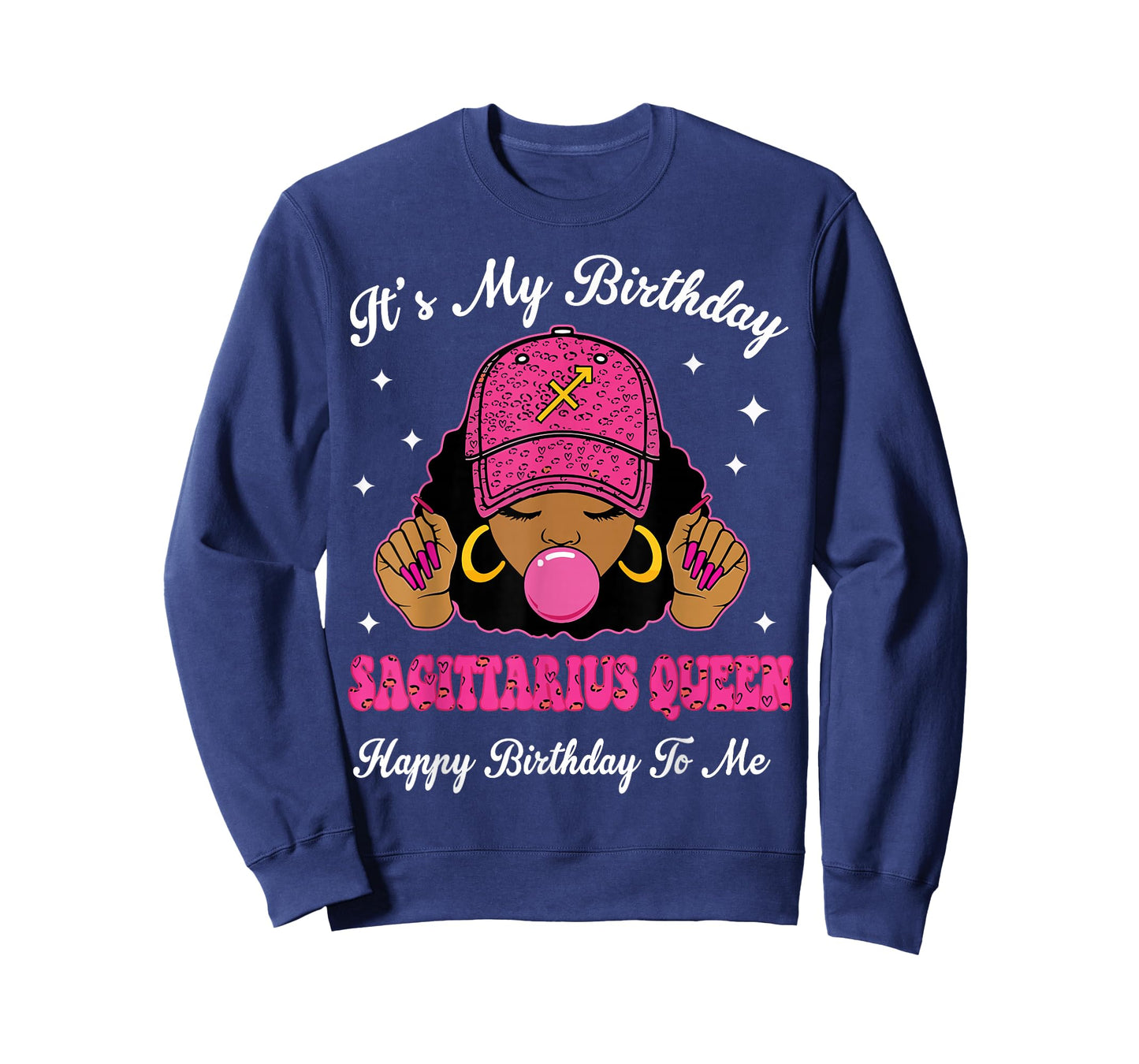 It's My Birthday Sagittarius Queen Happy Birthday to Me Girl T-Shirt