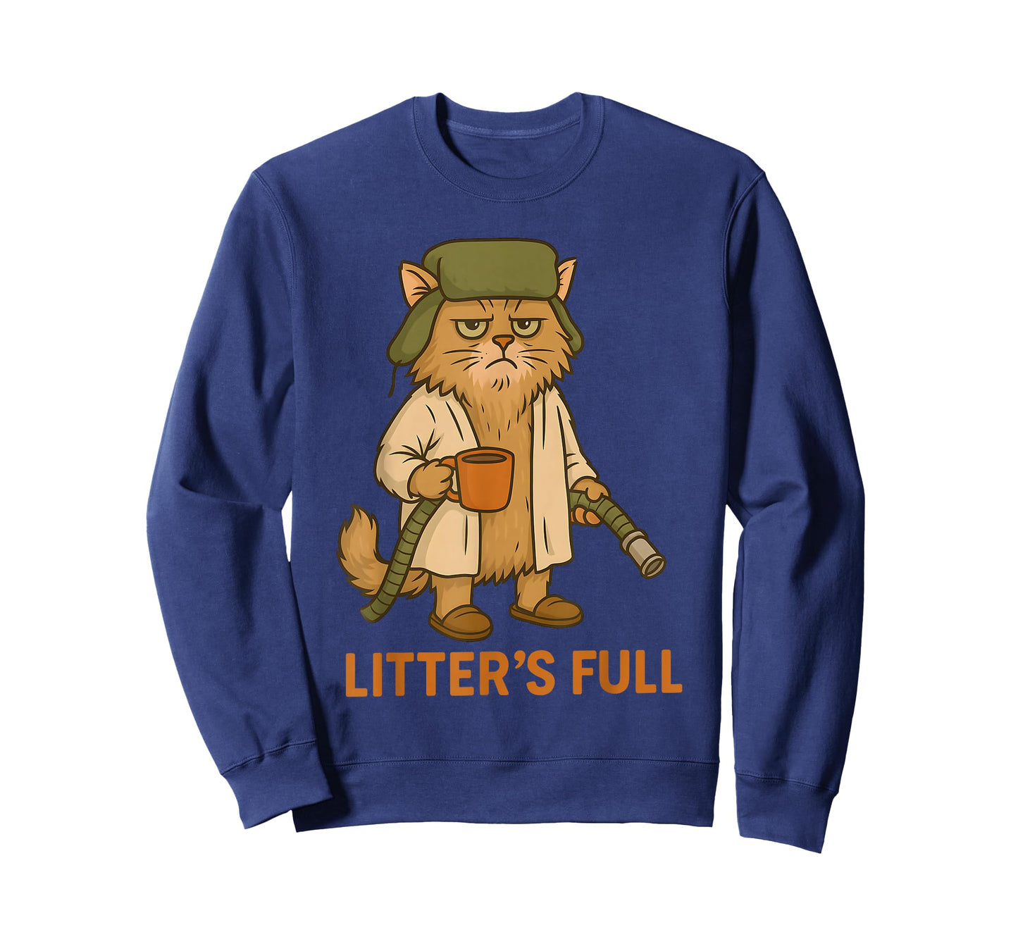 Litter’s Full Funny Cat Christmas Humor Quote T-Shirt