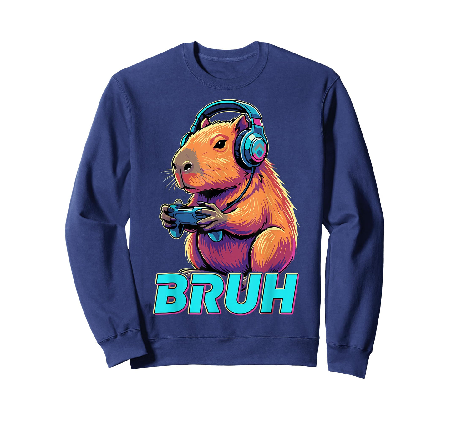 Bruh Capybara Funny Video Games Capybaras T-Shirt