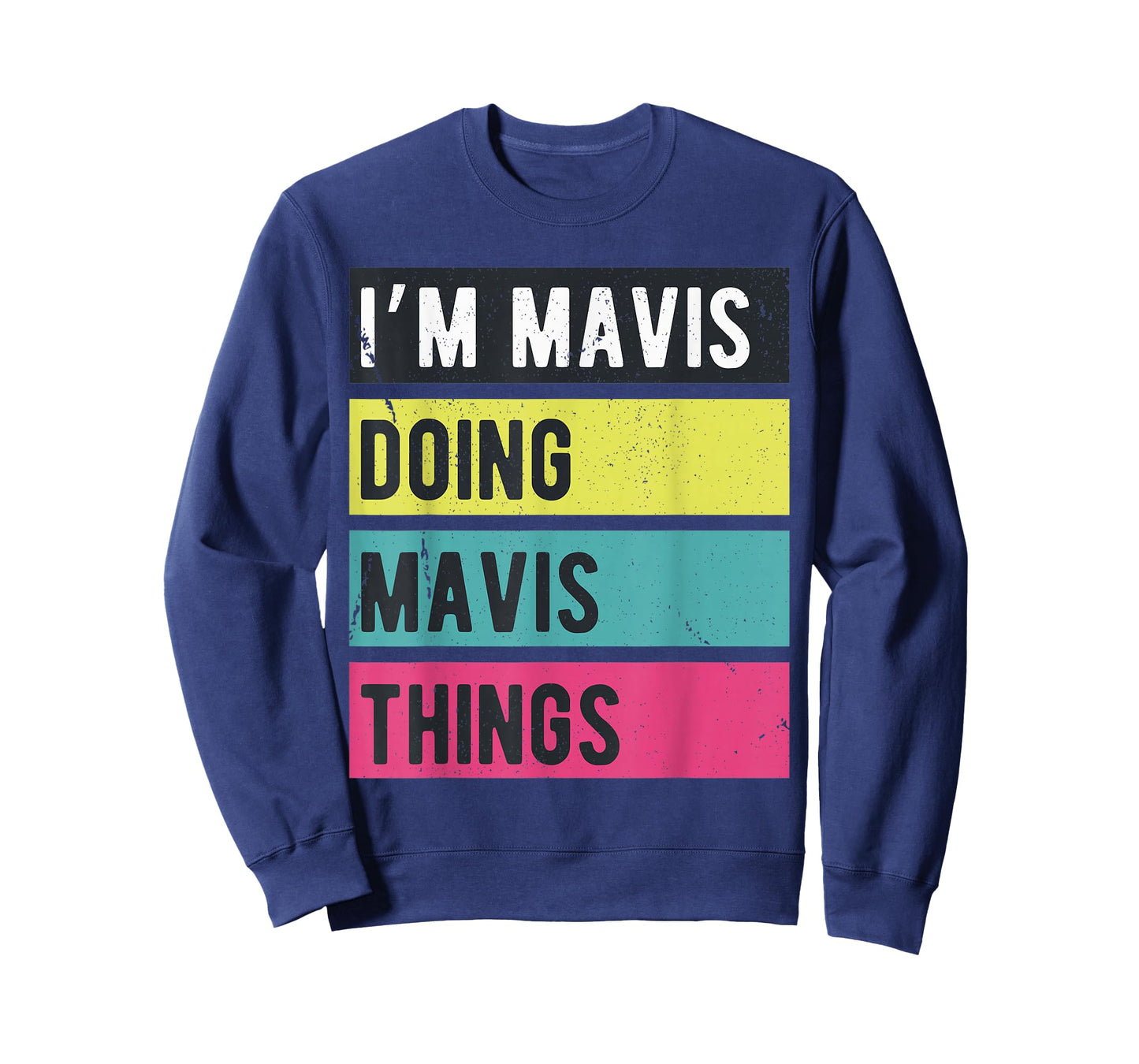 Doing Mavis Things Funny Personalized Names Retro T-Shirt