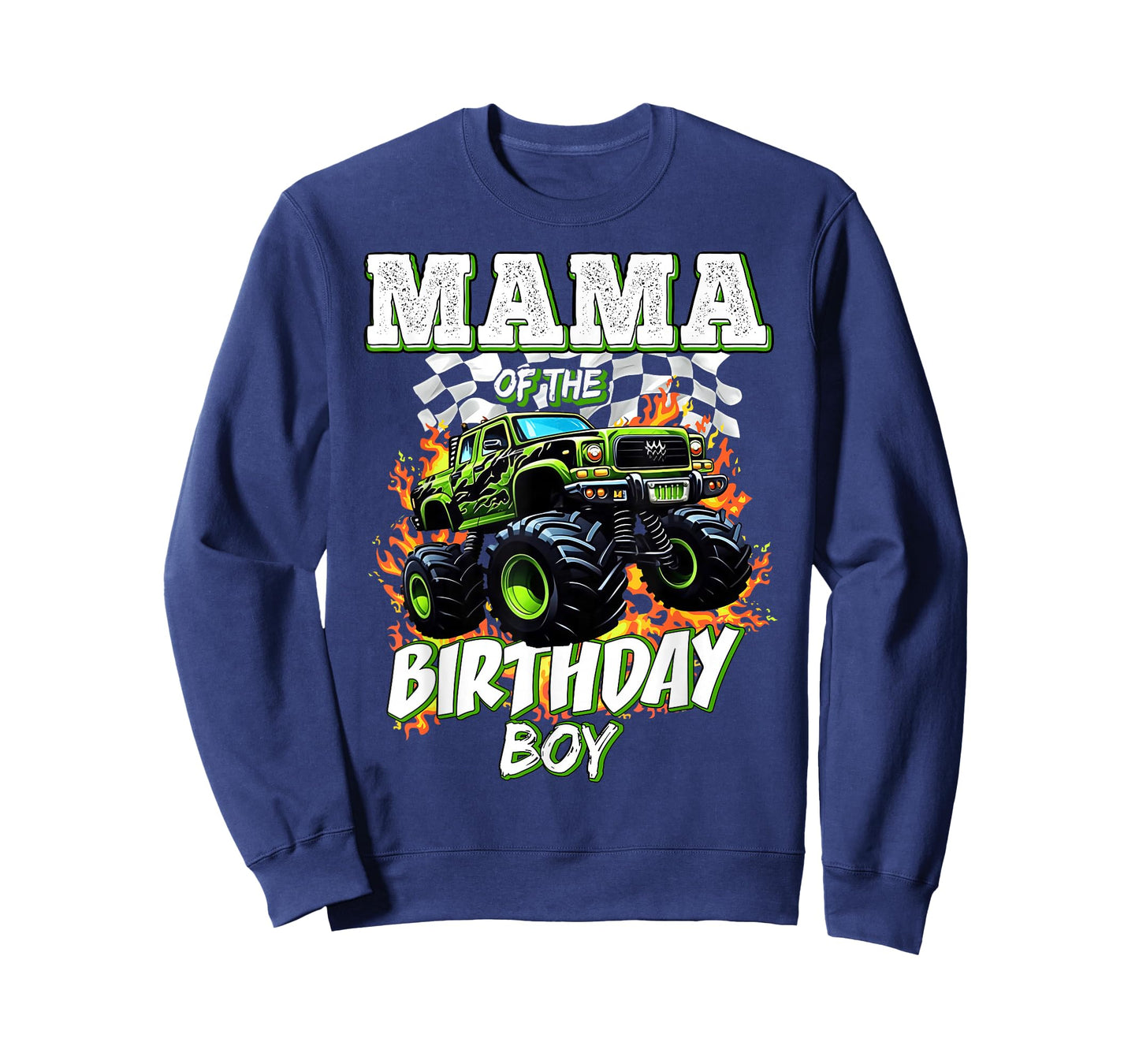 Mama of The Birthday Boy Monster Truck Birthday Kids T-Shirt