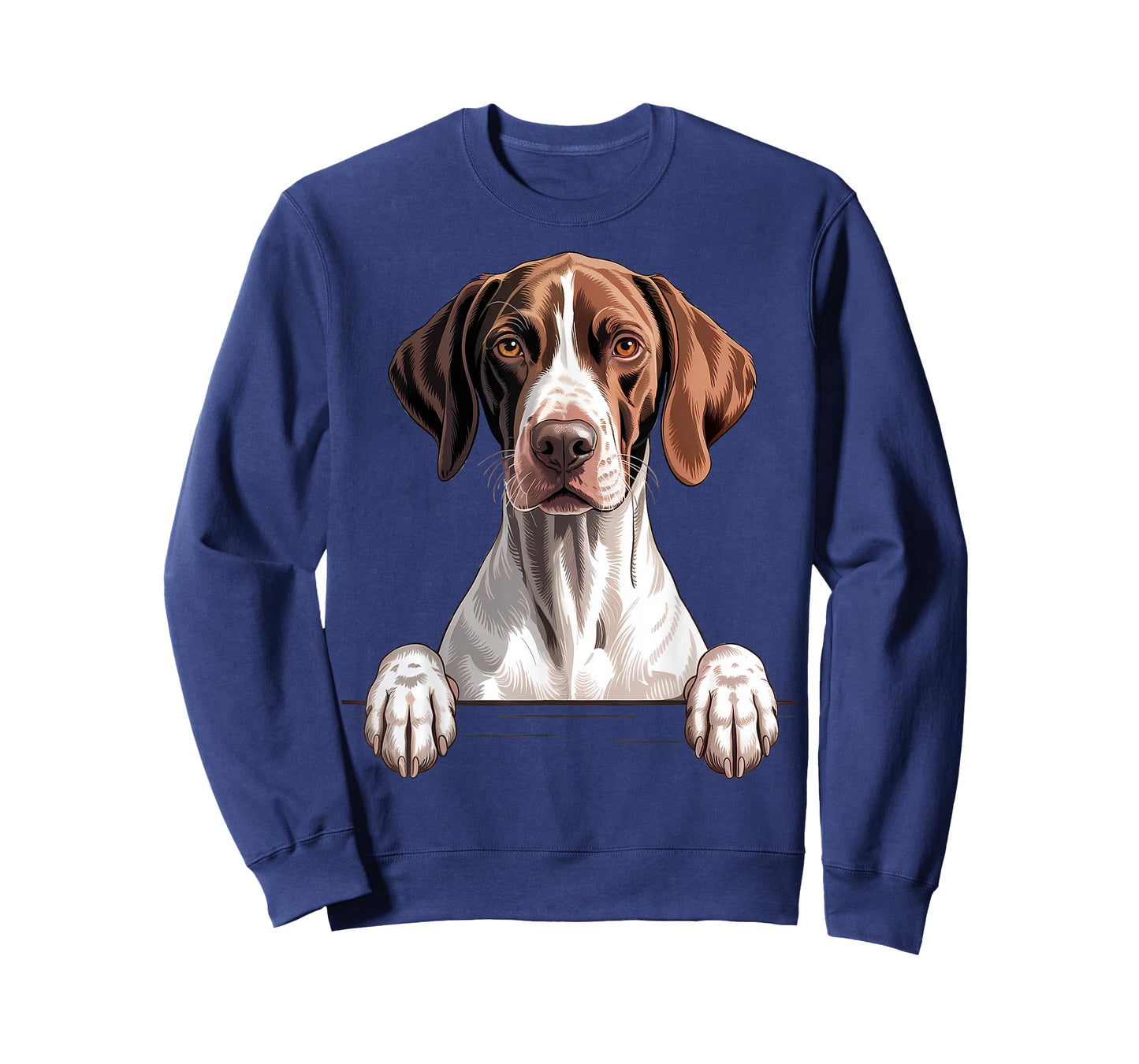 English Pointer Funny Peeking Pocket Puppy Dog Lover T-Shirt