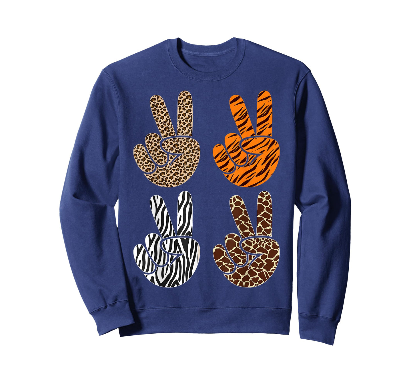 Cute Peace Sign Clothes Kids Toddler Boys Animal Print Girls T-Shirt