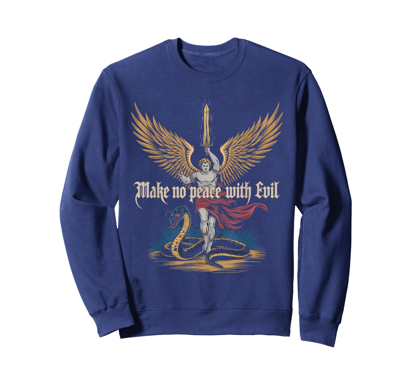 Make No Peace with Evil Tshirt Archangel Michael Jesus God T-Shirt