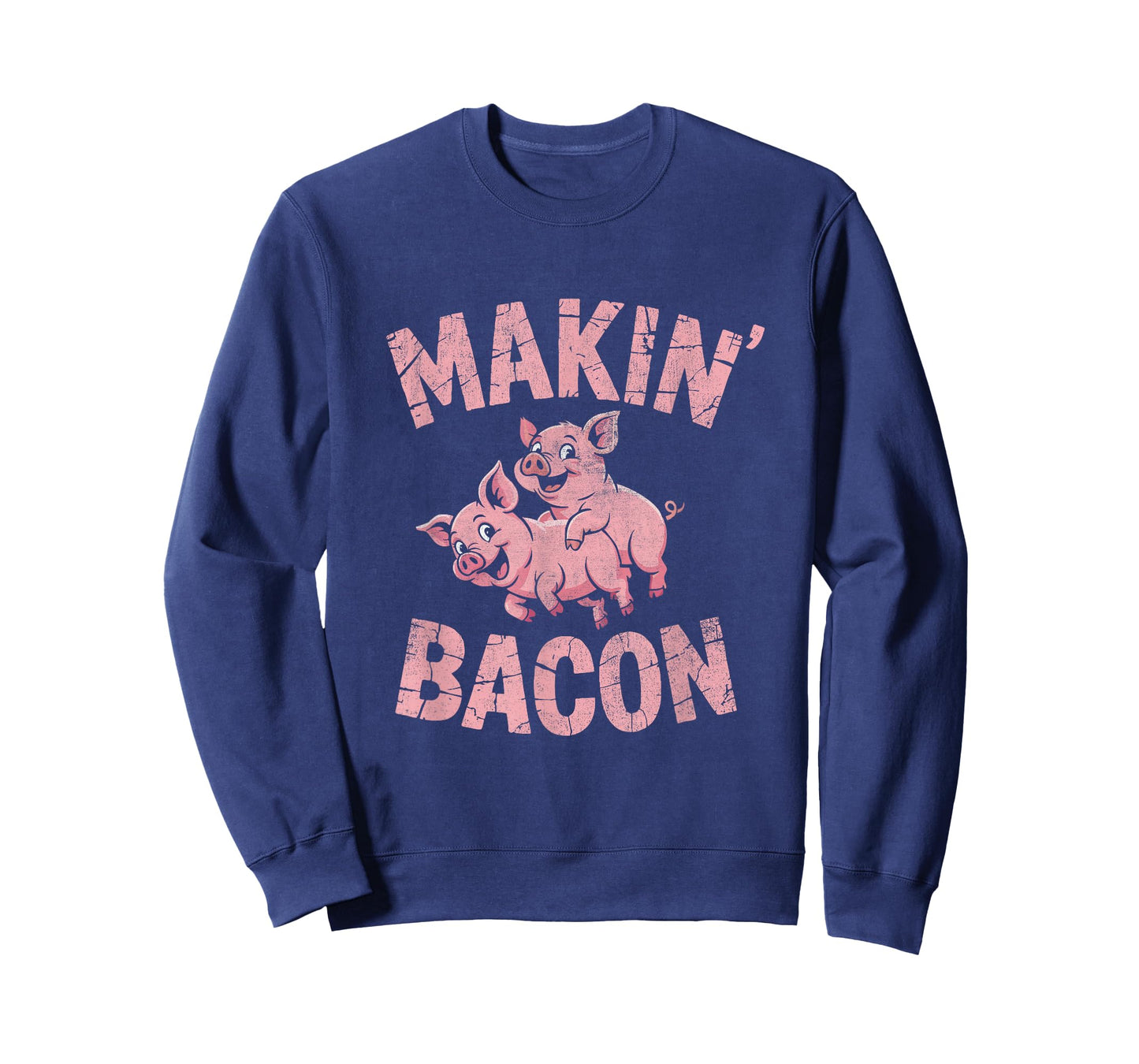 Funny Makin Bacon Pig Humor Style T-Shirt