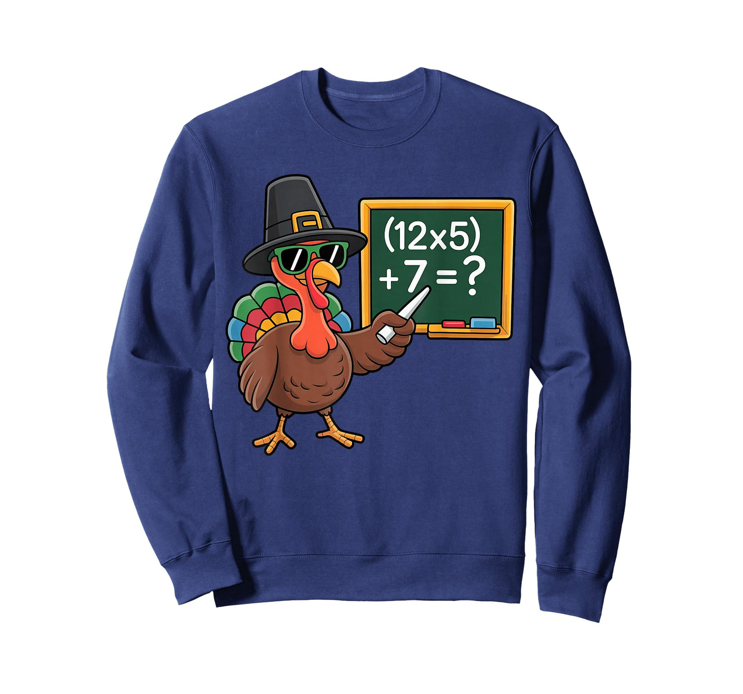 67 Thanksgiving Turkey Math Teacher Six Seven T-Shirt