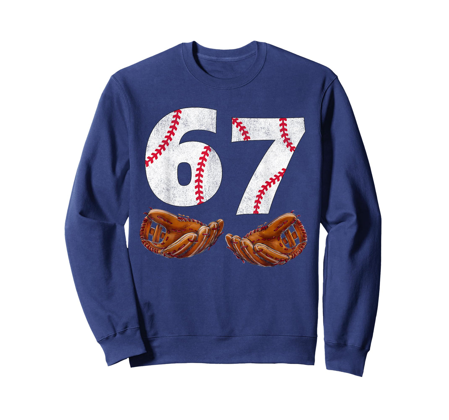 67 Trend Baseball Glove Number Style T-Shirt
