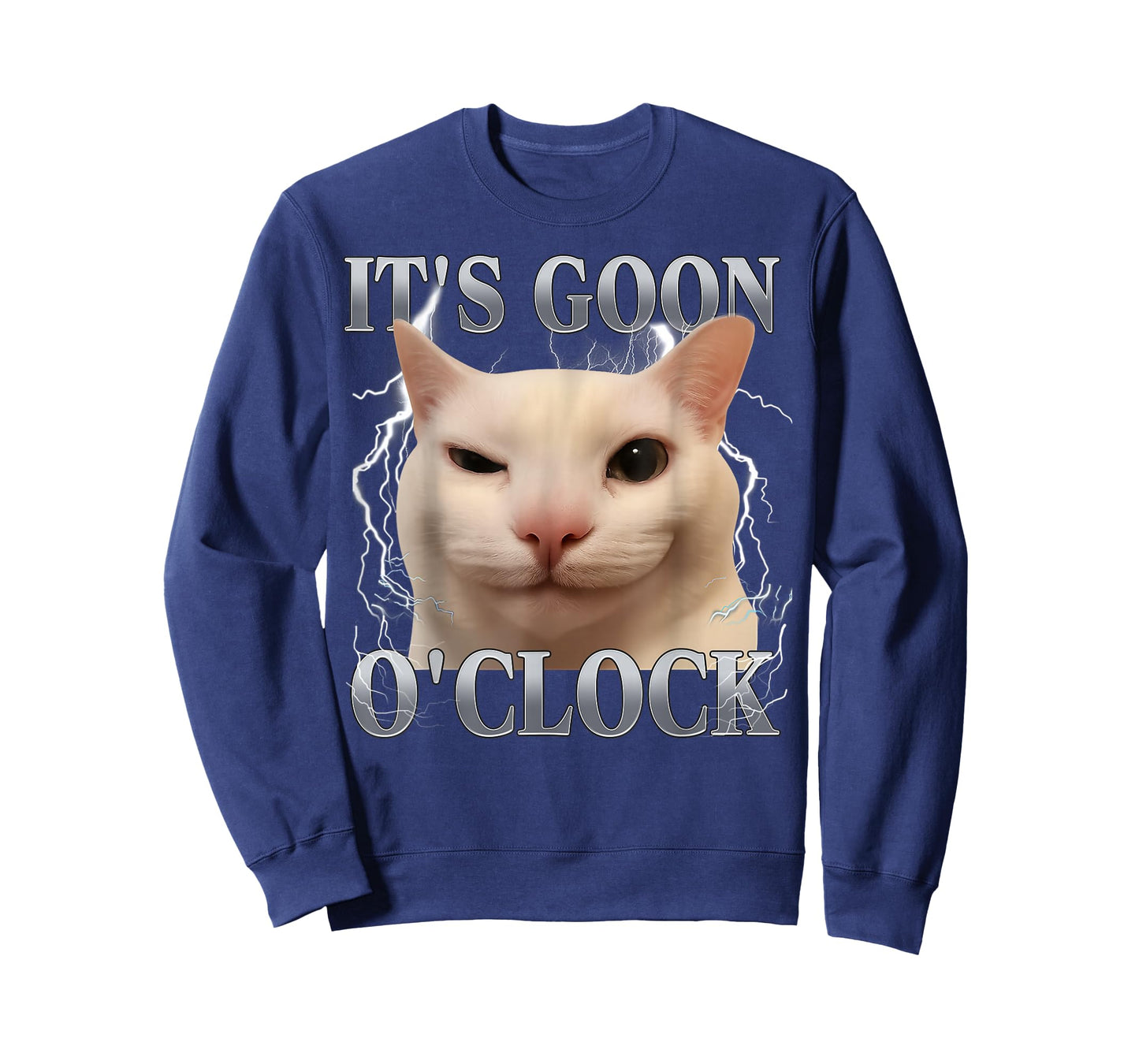 It's Goon O'clock Funny Cat Meme Men Women Humor Saying T-Shirt