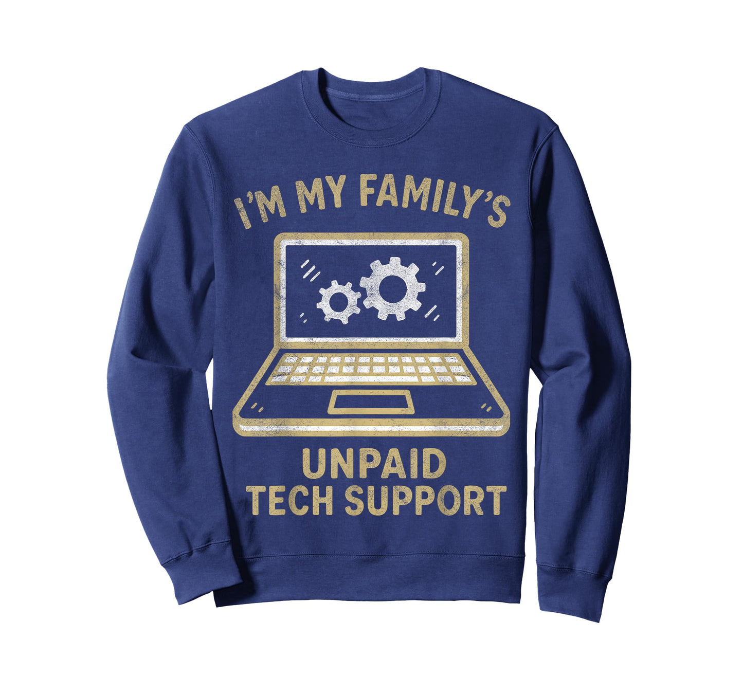 Funny Family Computer Helper Unpaid Geek Nerd Gifts T-Shirt