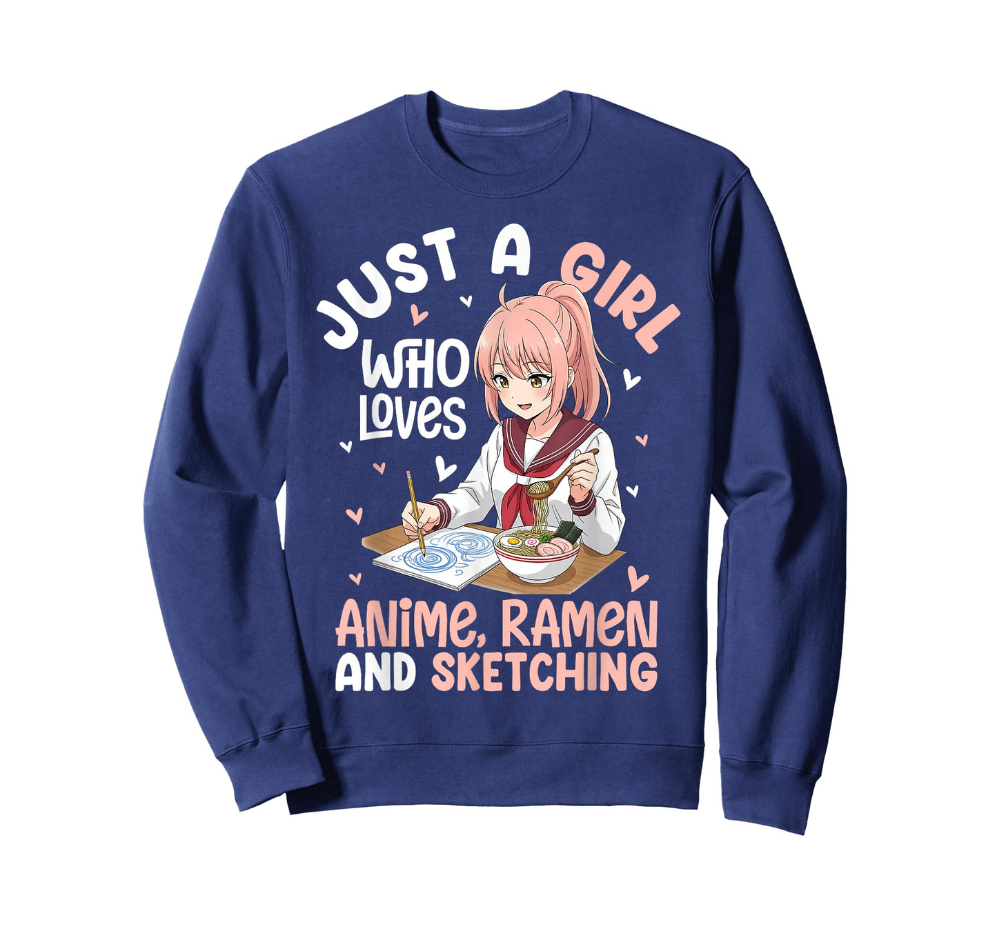 Just a Girl Who Loves Anime Ramen and Sketching Toddler T-Shirt