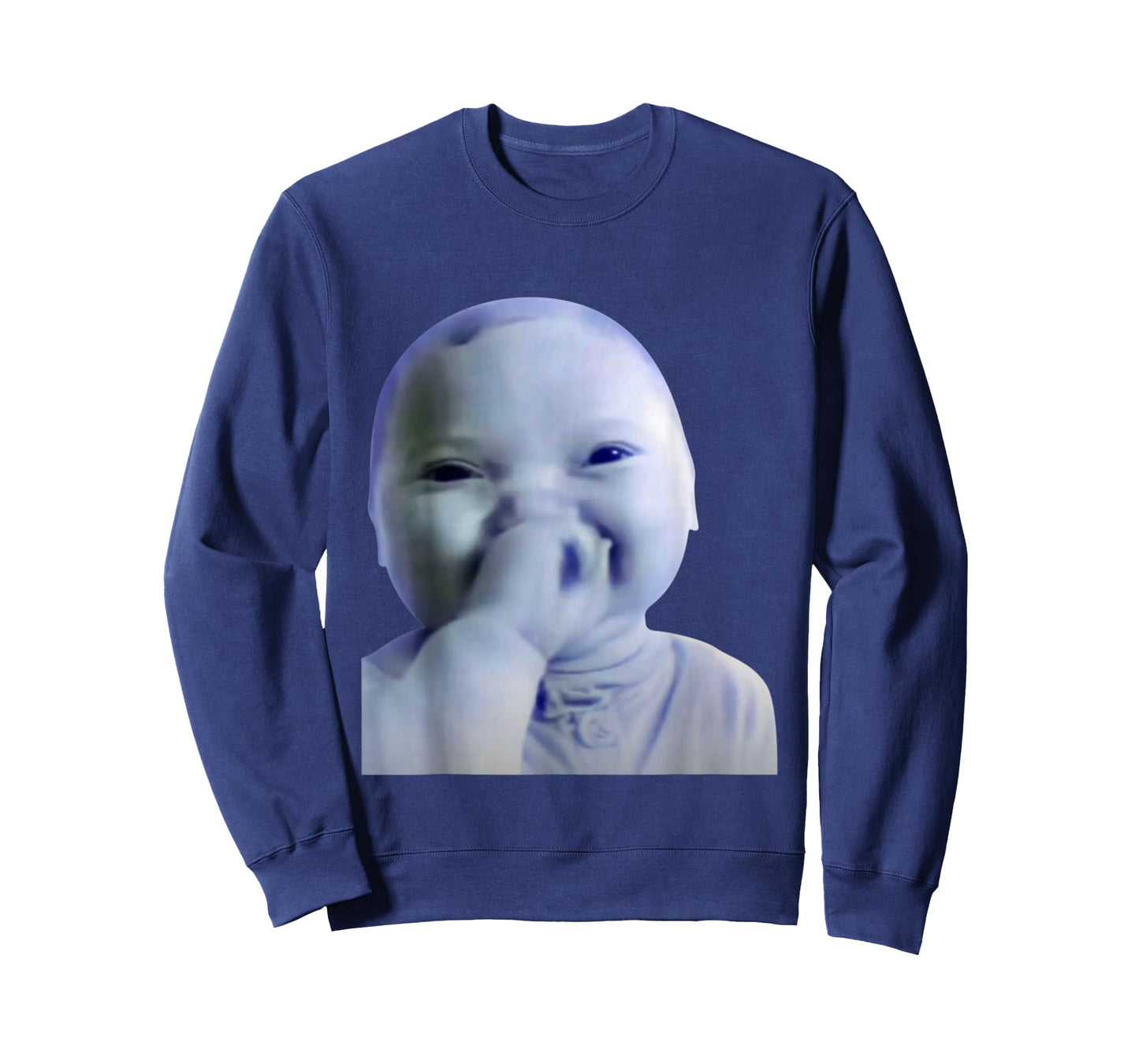 Ai Baby Meme Funny Laughing Baby Meme Ai Brainrot Gen Alpha T-Shirt