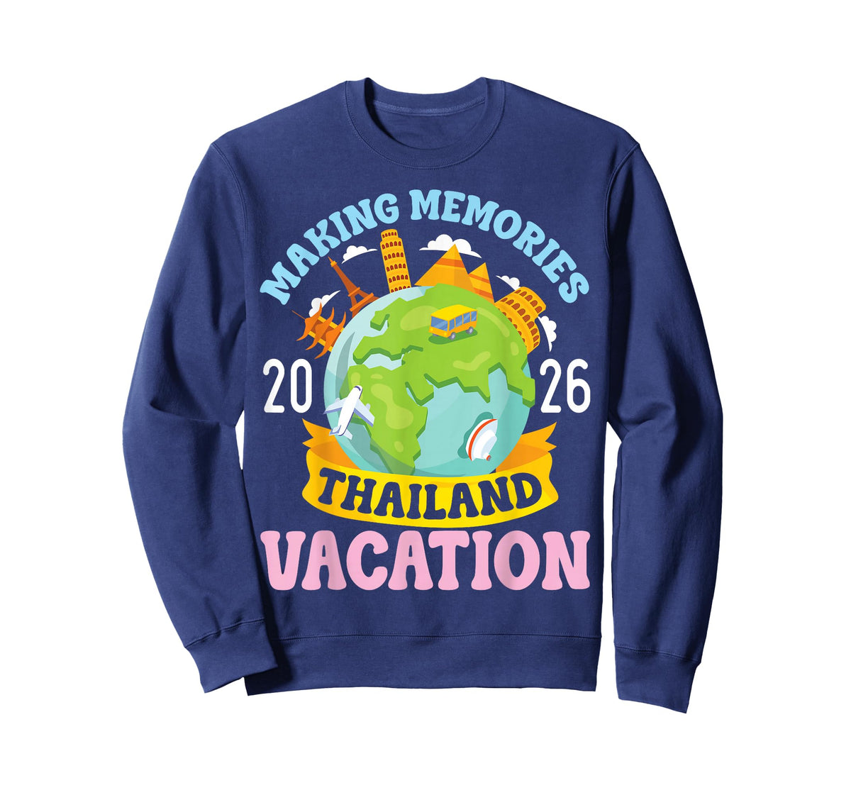 Thailand Vacation 2026 Travel Making Memories Family Trip T-Shirt