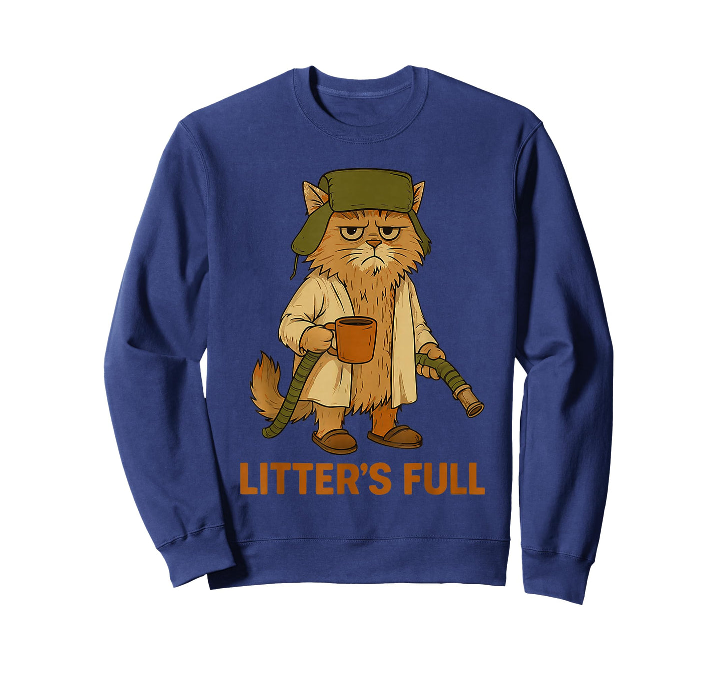 Litter’s Full Funny Cat Lovers Christmas Xmas Pjs Men Women T-Shirt