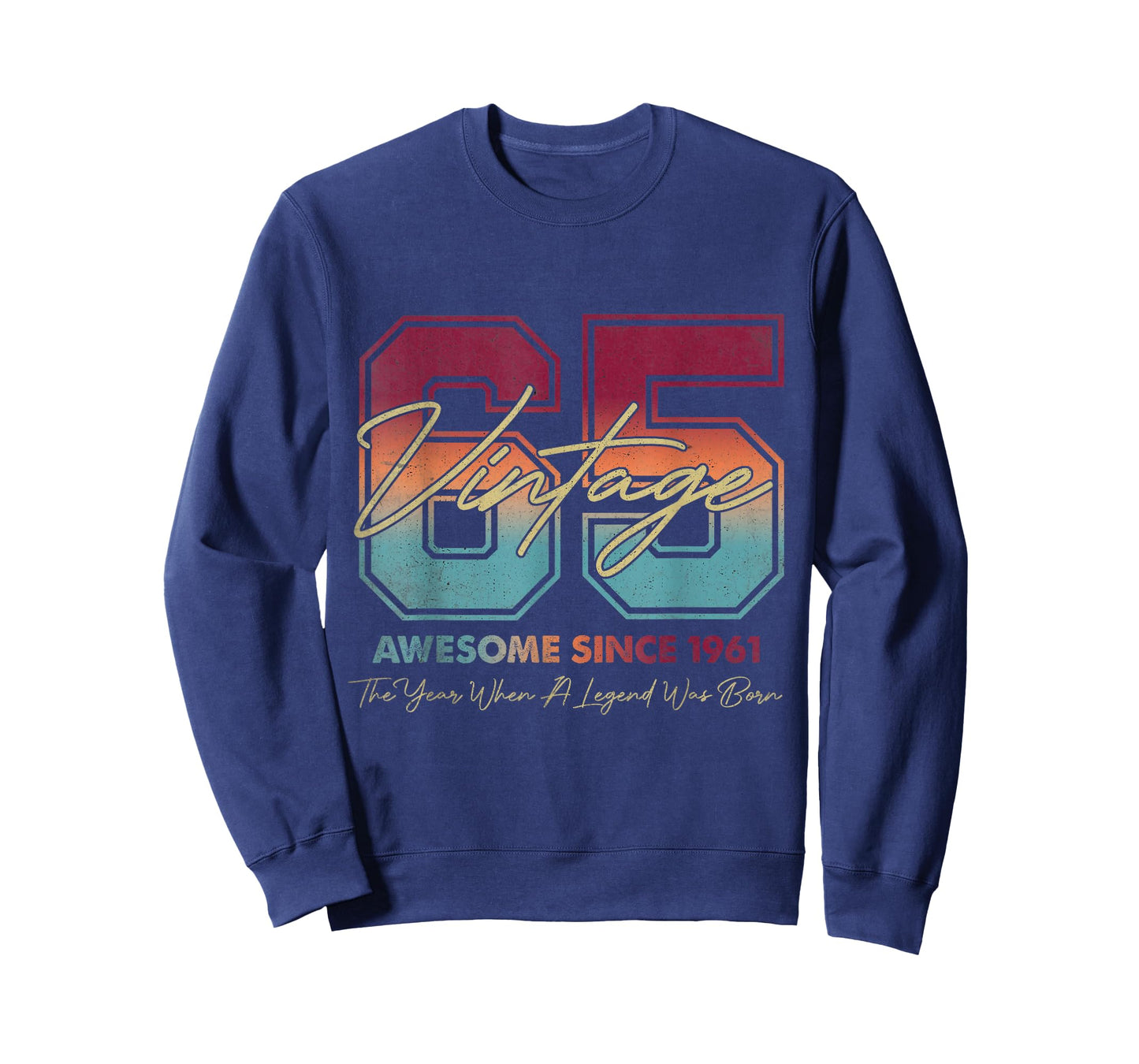 Vintage 65th Birthday Since 1961 Limited Edition 65 Year Old T-Shirt