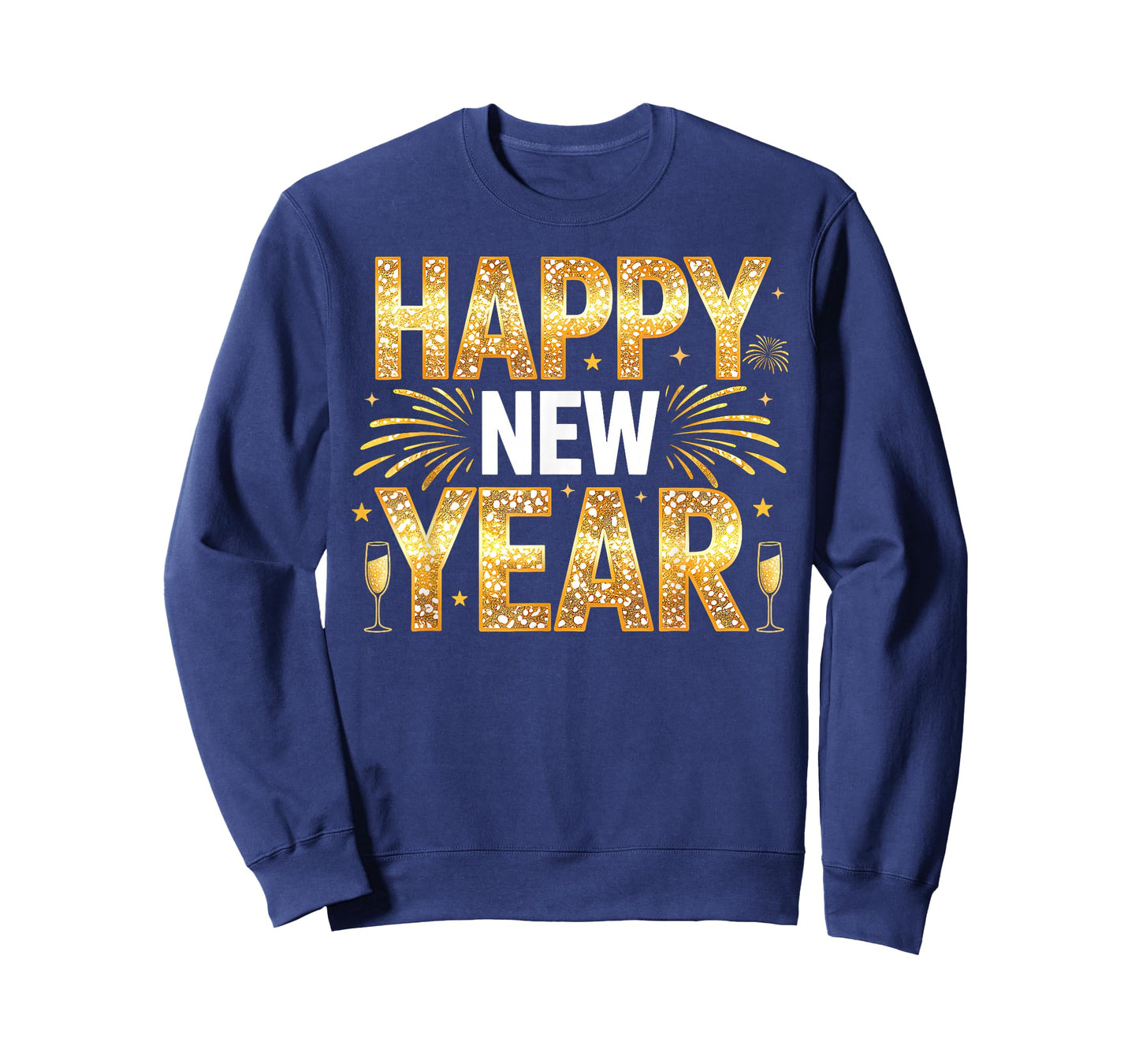 Happy New Year 2026 Party New Years Eve Countdown Fireworks T-Shirt