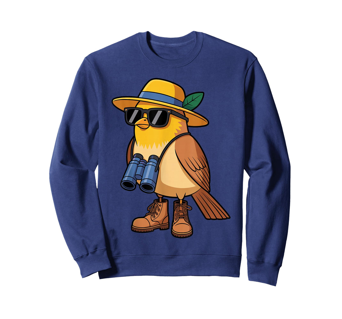 Cute Bird Art for Men Women Nerd Birdwatcher Bird Watching T-Shirt