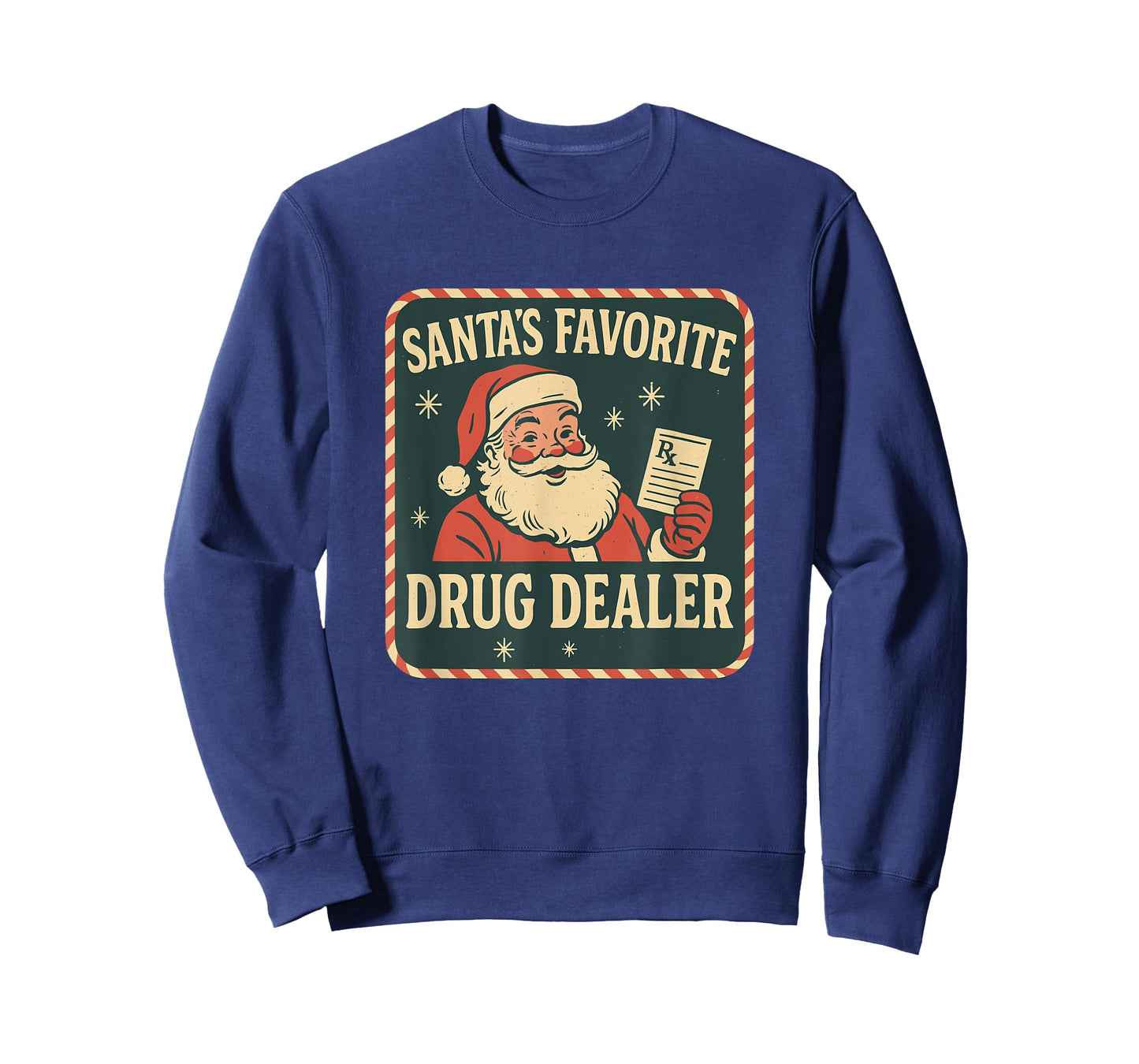 Santa Favorite Drug Dealer Christmas Pharmacy Tech Nurse T-Shirt