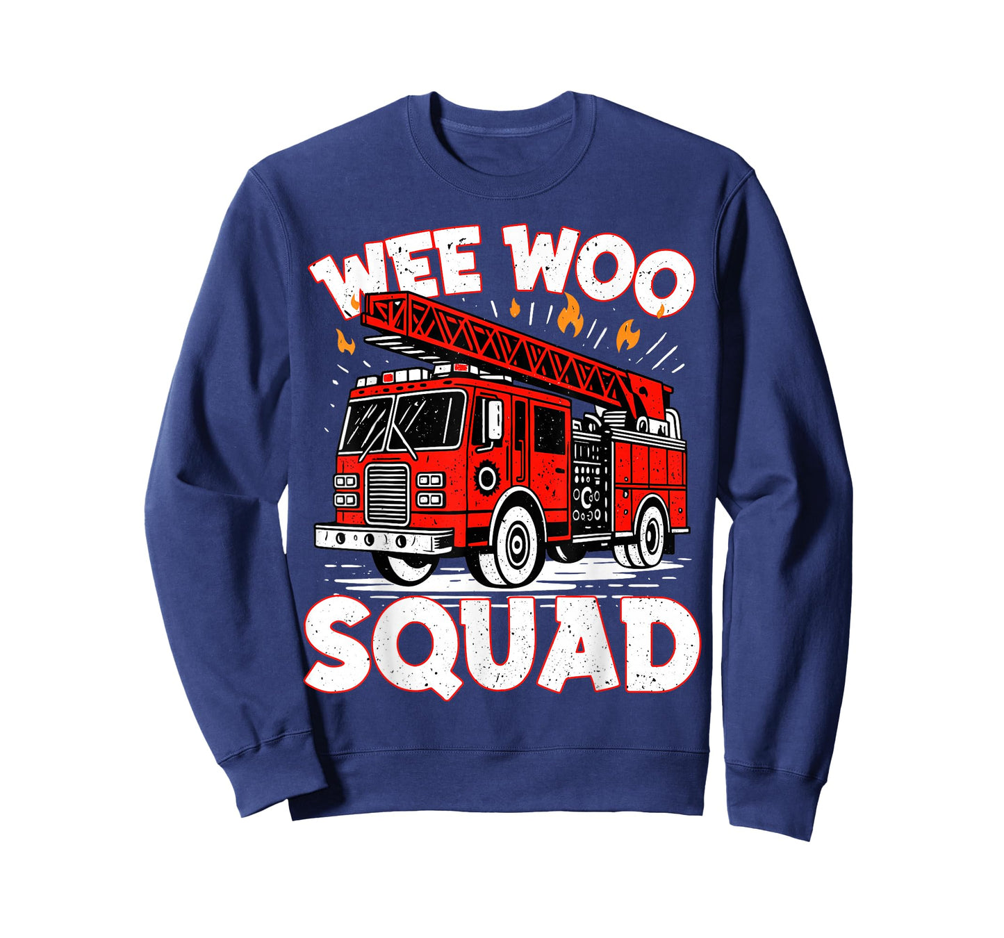 Wee Woo Squad Funny Firefighter Fire Truck Fireman Men Women T-Shirt