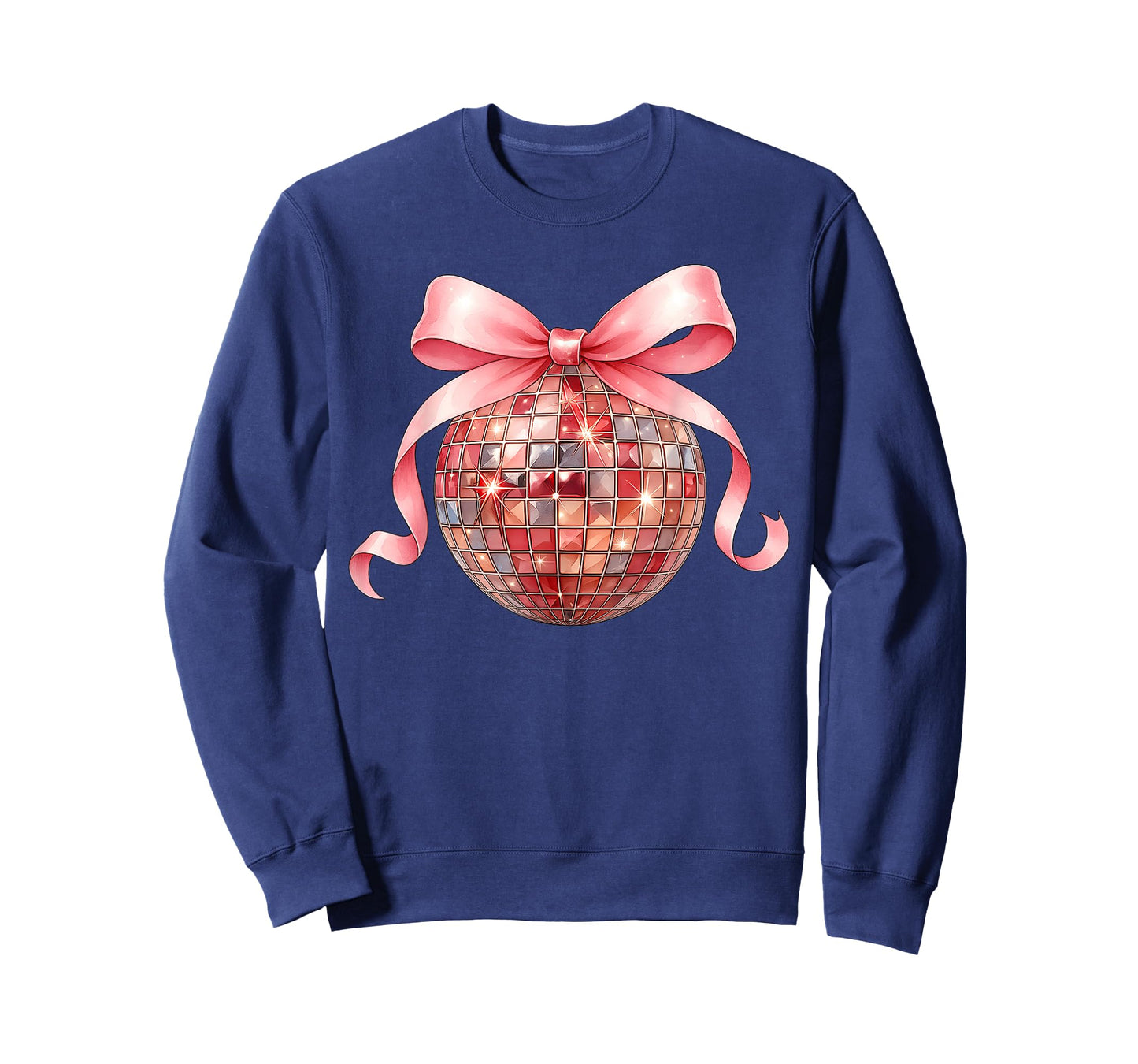 Retro Disco Ball Coquette Happy New Year 2026 Eve Party T-Shirt