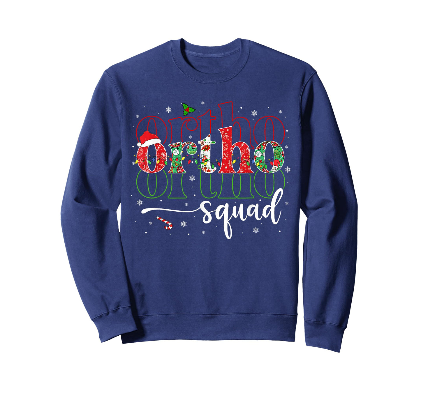 Merry Christmas Ortho Squad Xmas Orthopedic Crew Nurse T-Shirt