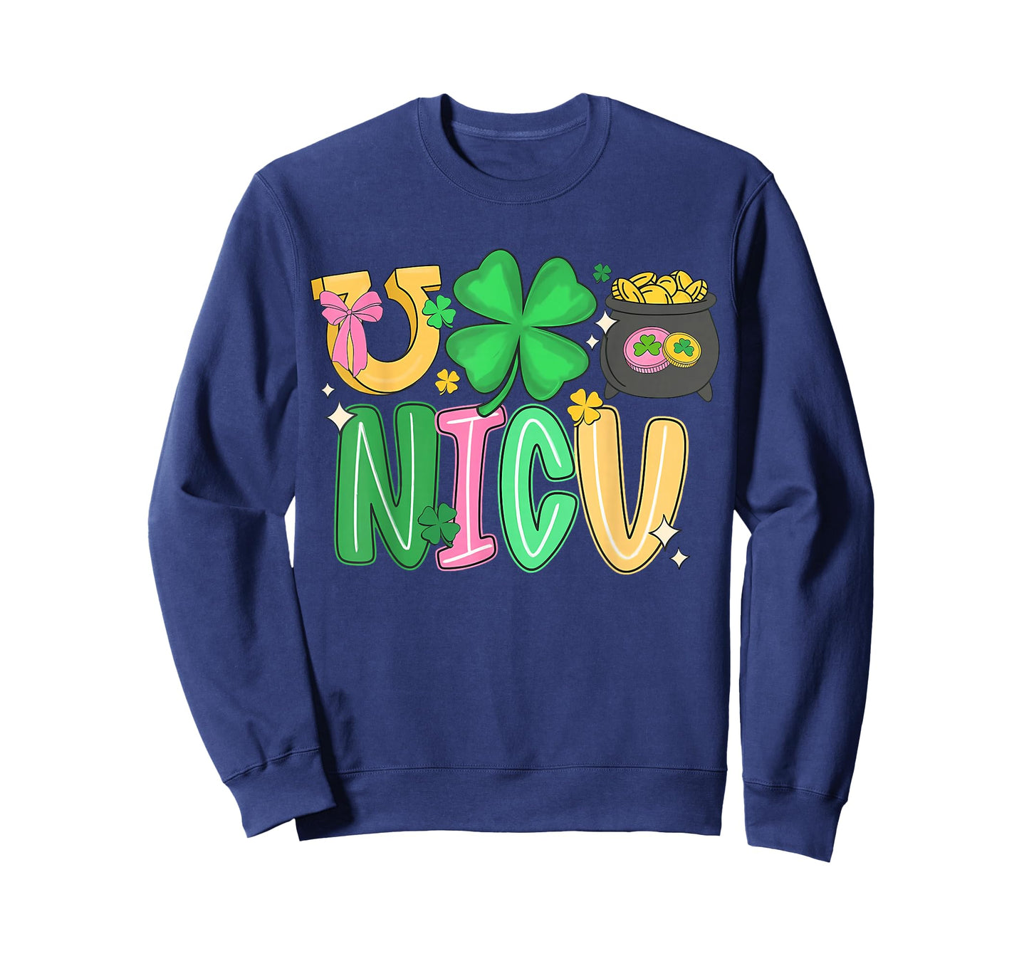 NICU Nurse St Patricks Day Neonatal Intensive Care Unit T-Shirt