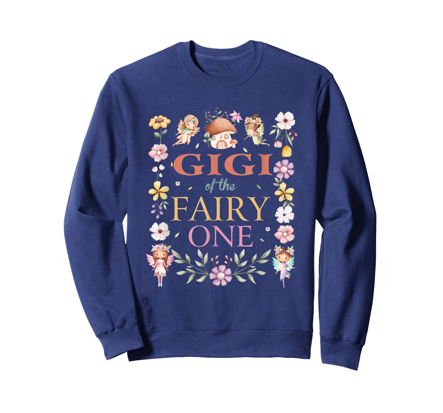 Gigi of The Fairy One 1St Birthday Girl Family Matching T-Shirt