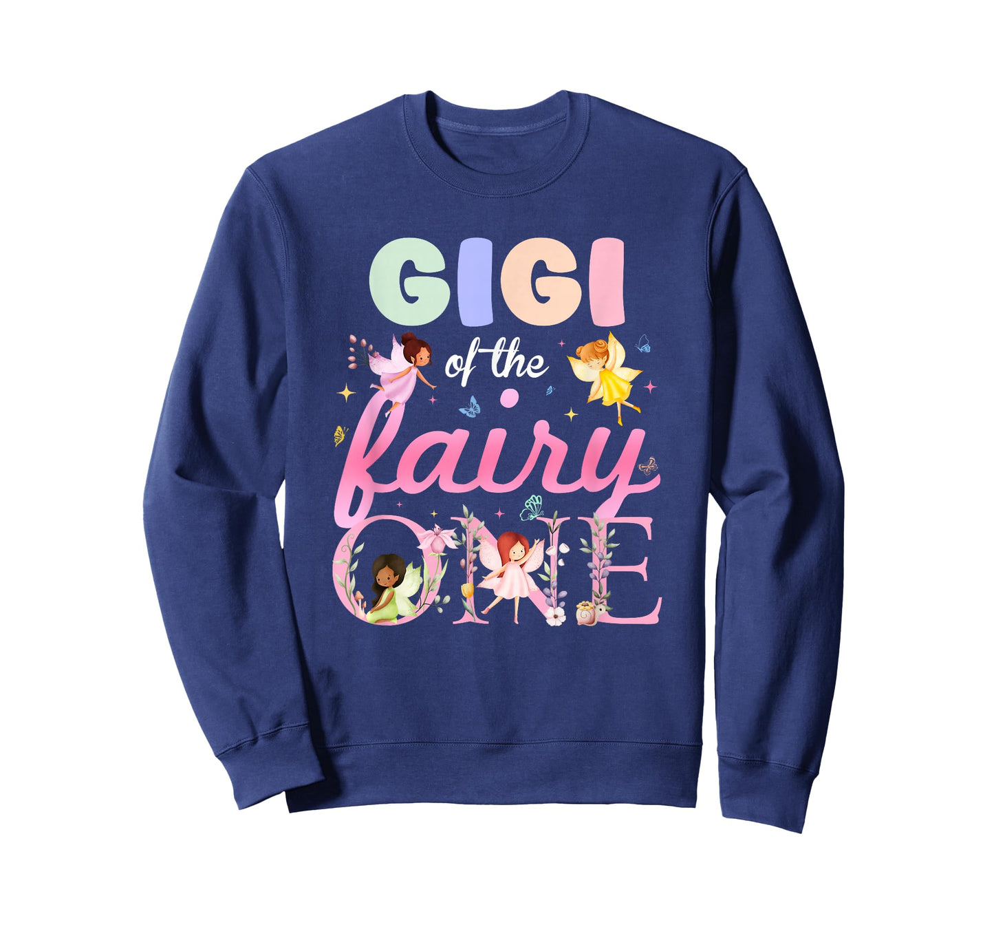 Gigi of The Fairy One 1St Birthday Girl Family Matching T-Shirt