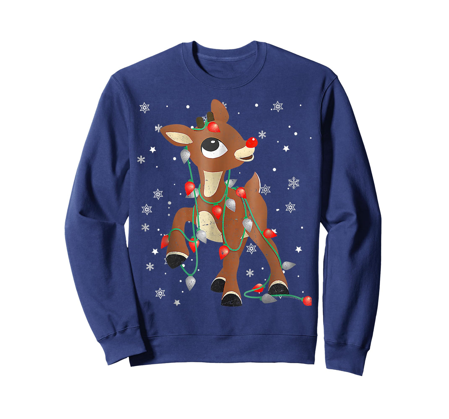 Cute Rudolph The Red Nose Reindeer for Kids Christmas T-Shirt