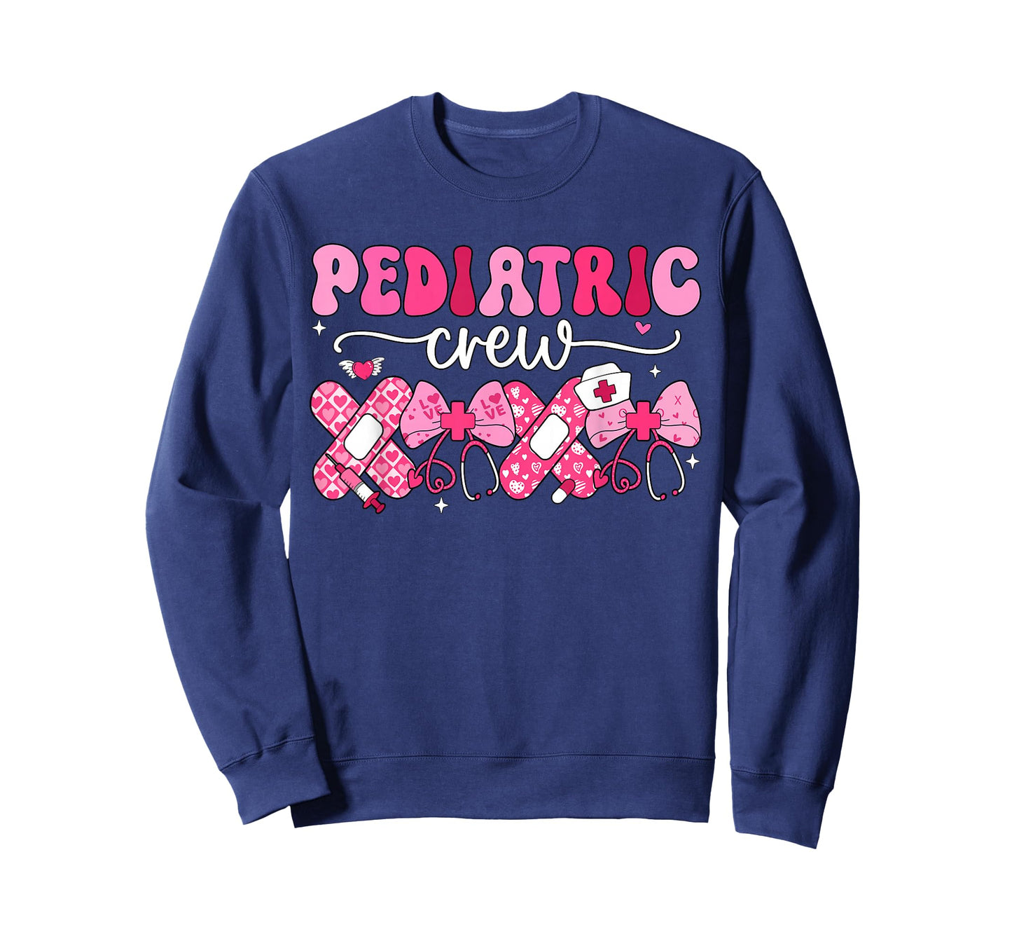 Pediatric Valentines Nurse Crew PEDS Nurse Valentines Day T-Shirt